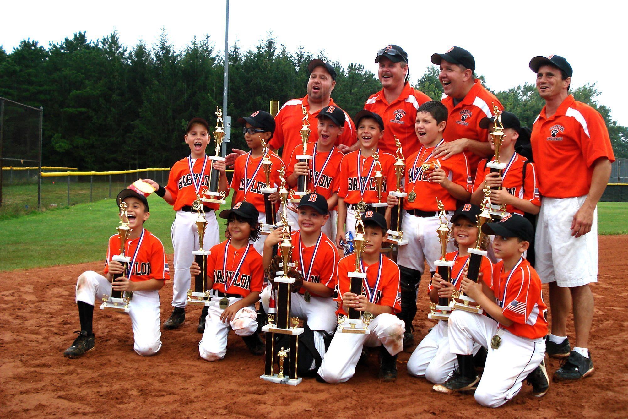 John Pesce with team and coaches