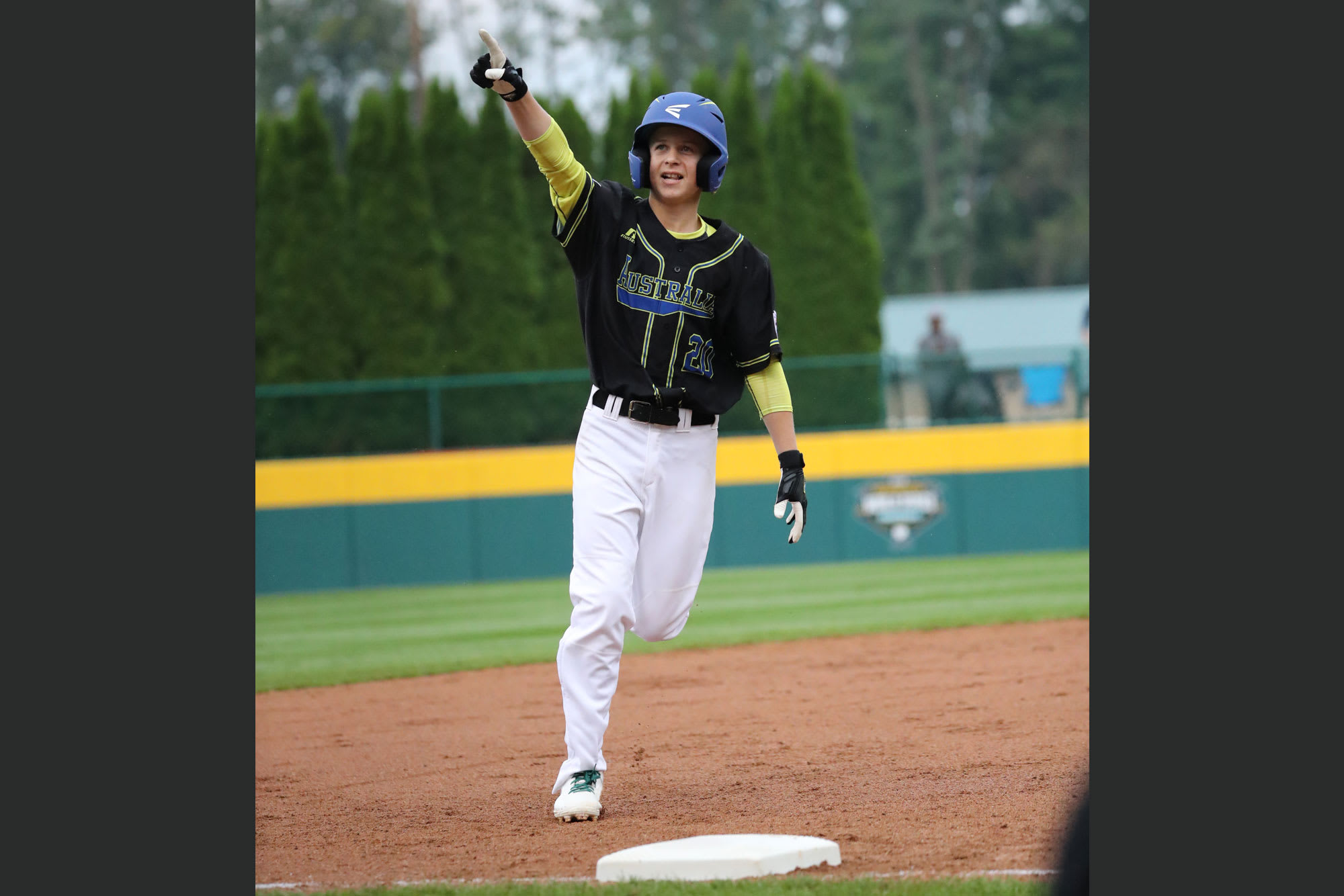 Australia Player Celebrating a Home Run