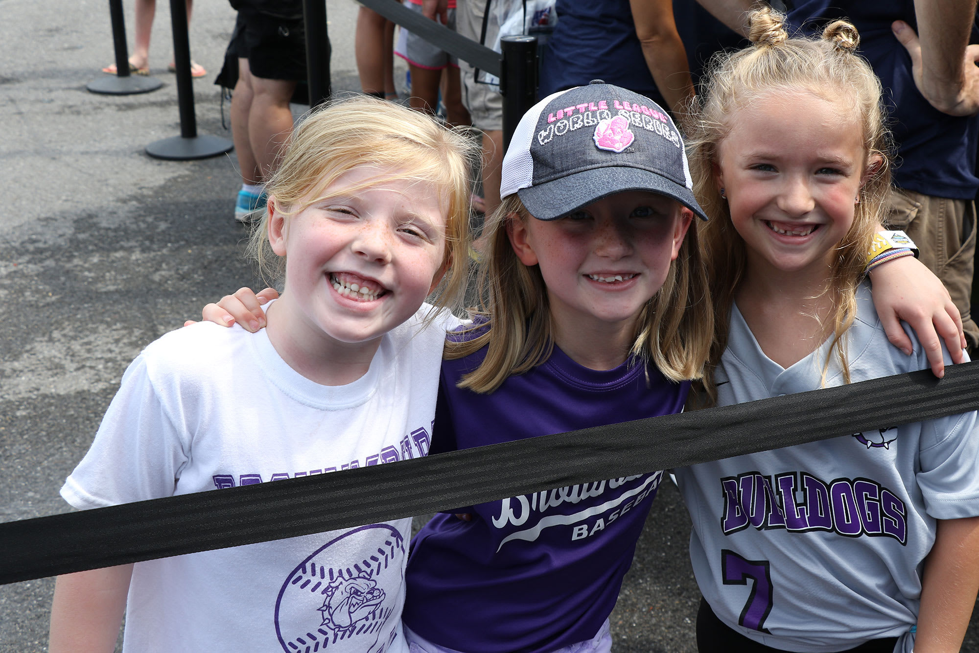 girls smiling