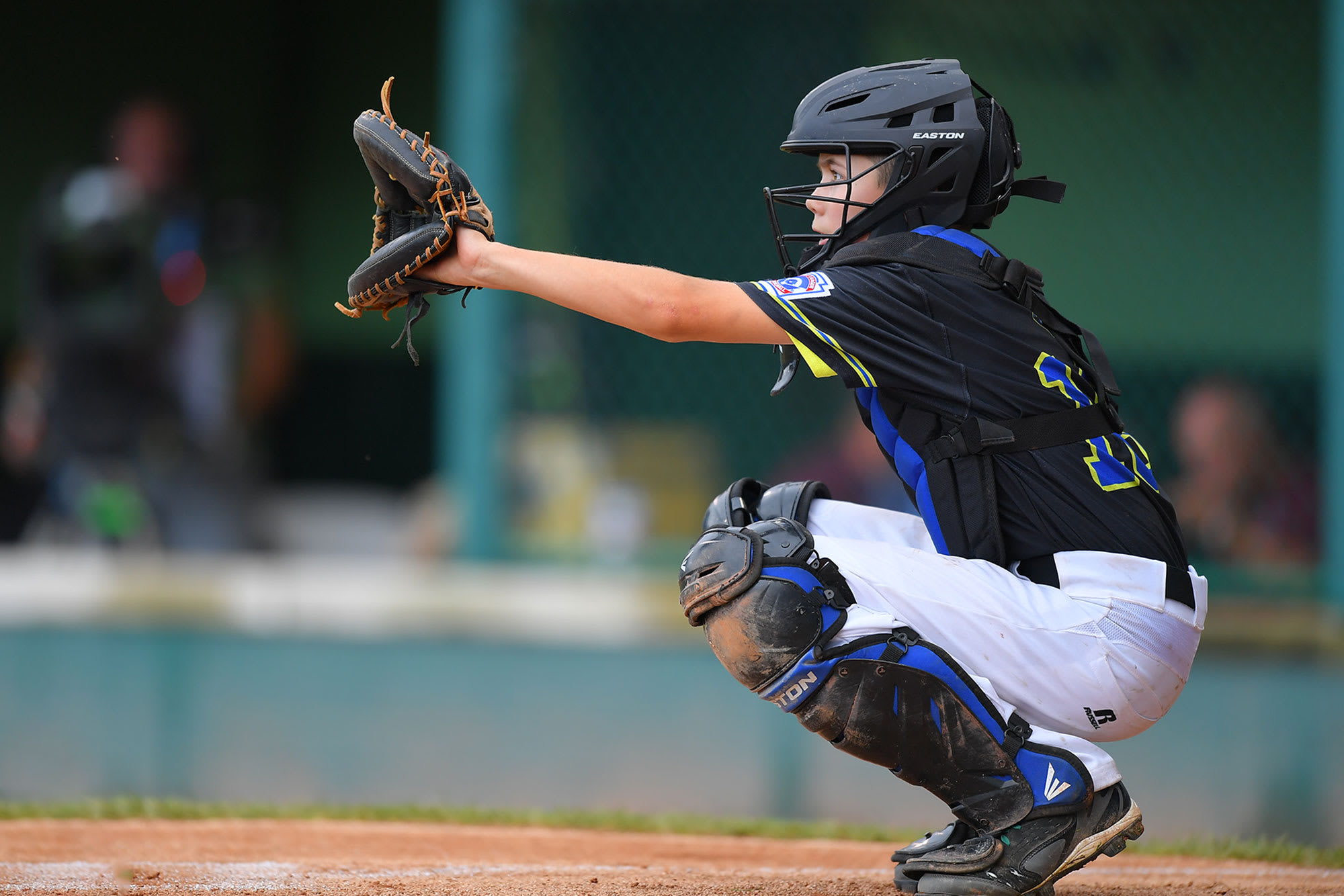 AUS catcher at home