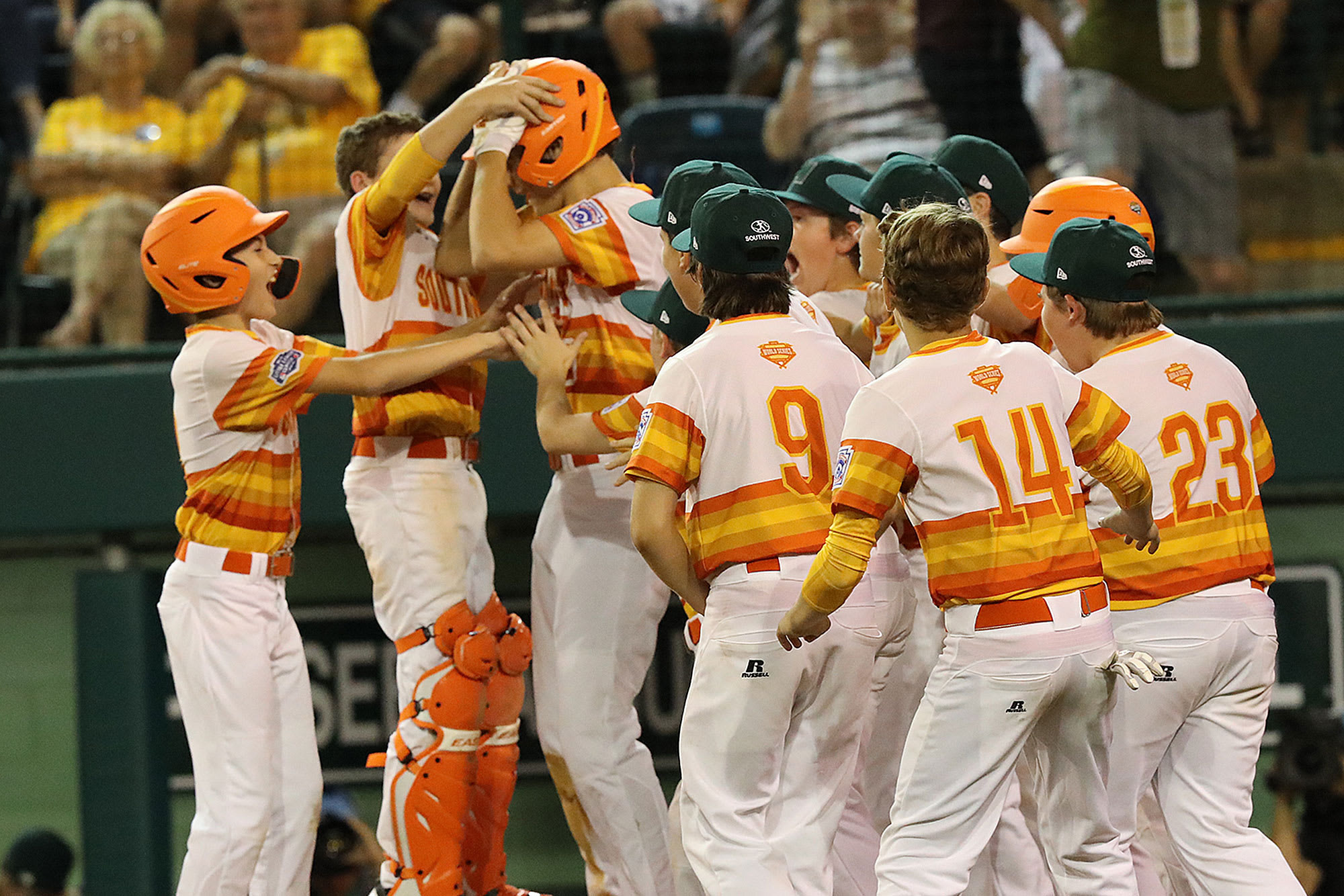 southwest home plate celebration