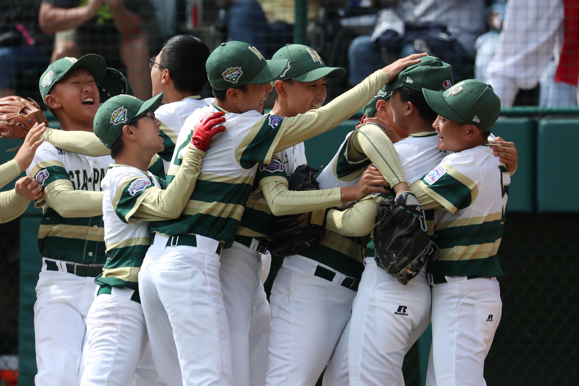 asia-pacific team celebrating