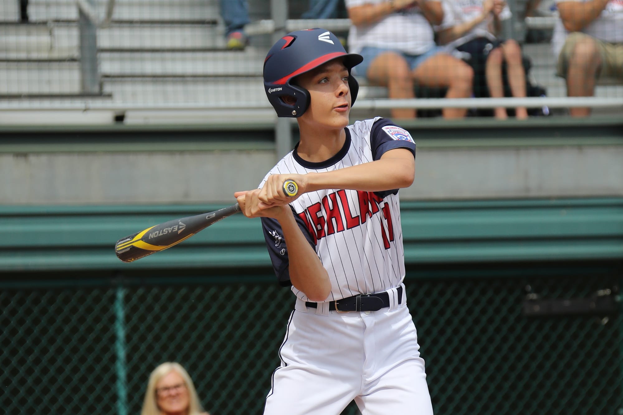 challenger game - player swinging bat