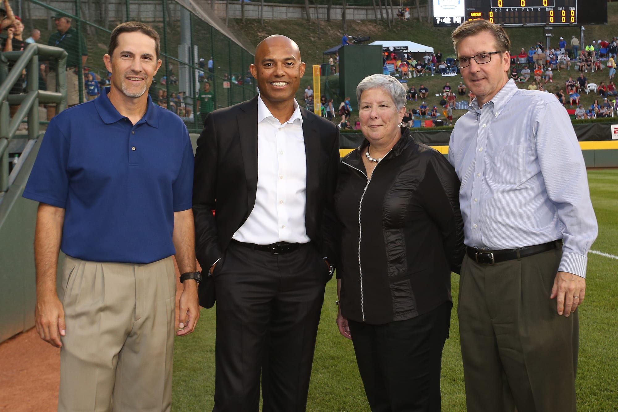 Mike Mussina, Mariano Rivera, Dr. Davie Jane Gilmour, & Stephen D. Keener