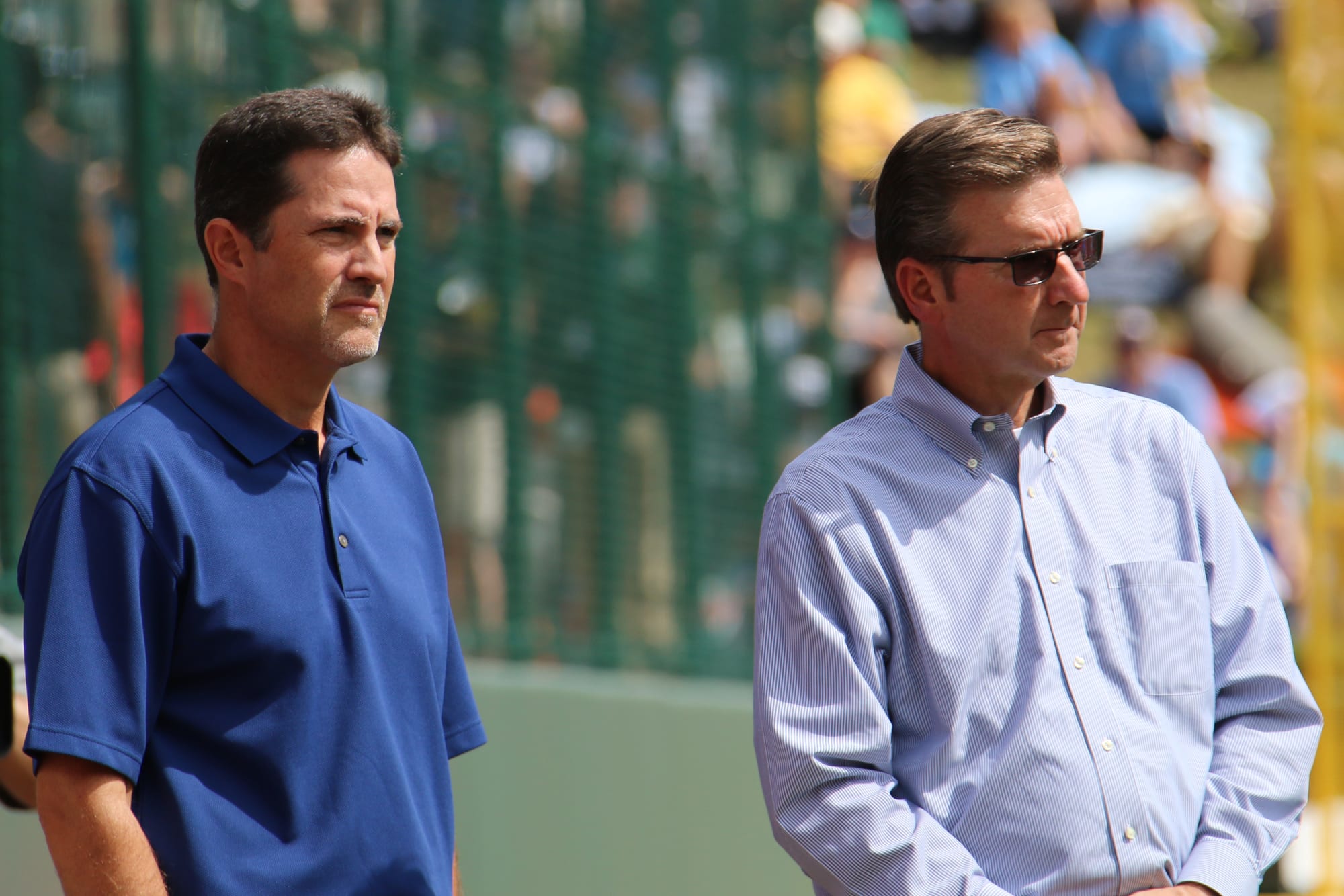 Mike Mussina with Stephen D. Keener.