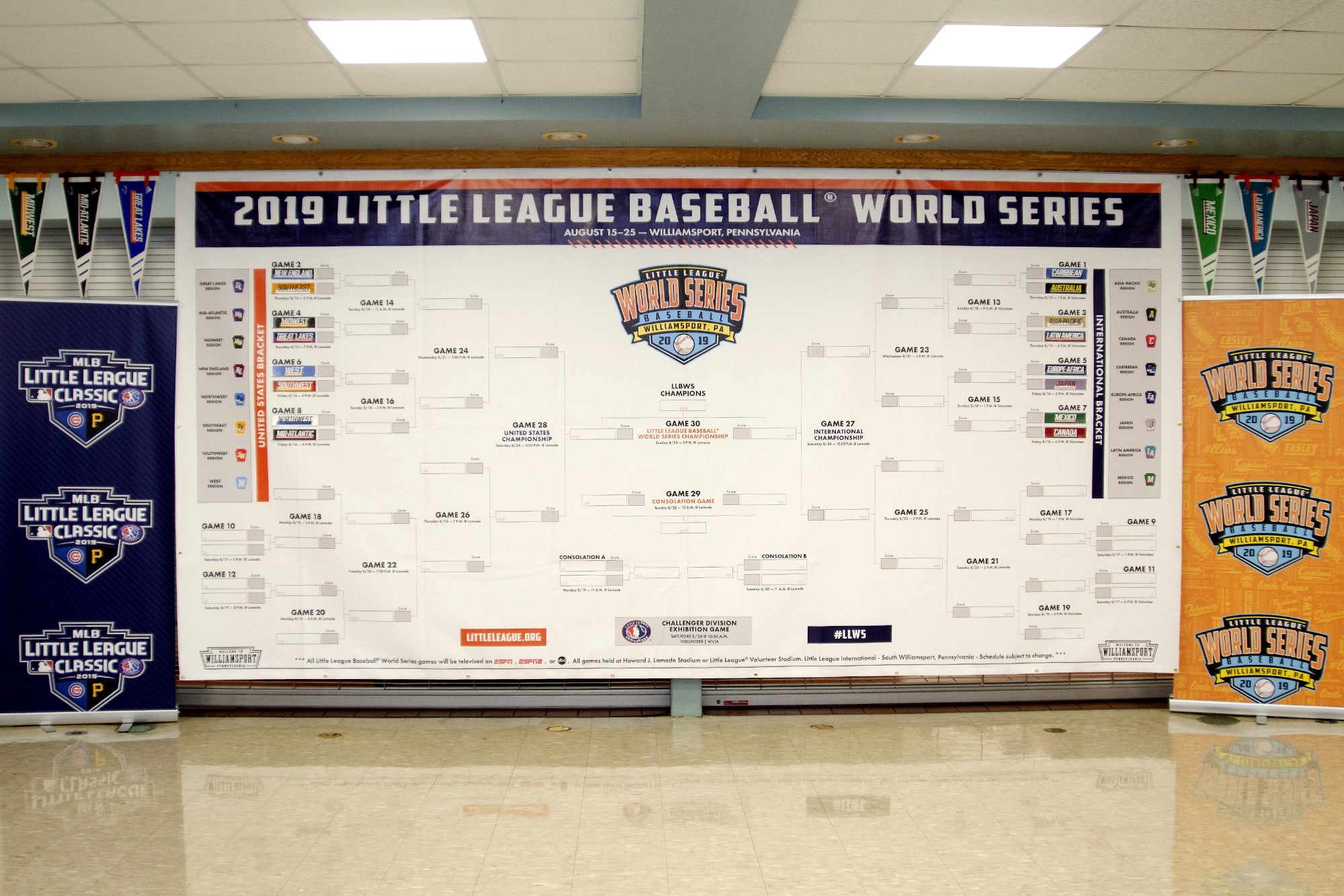 2019 LLBWS Luncheon First Round Pairings