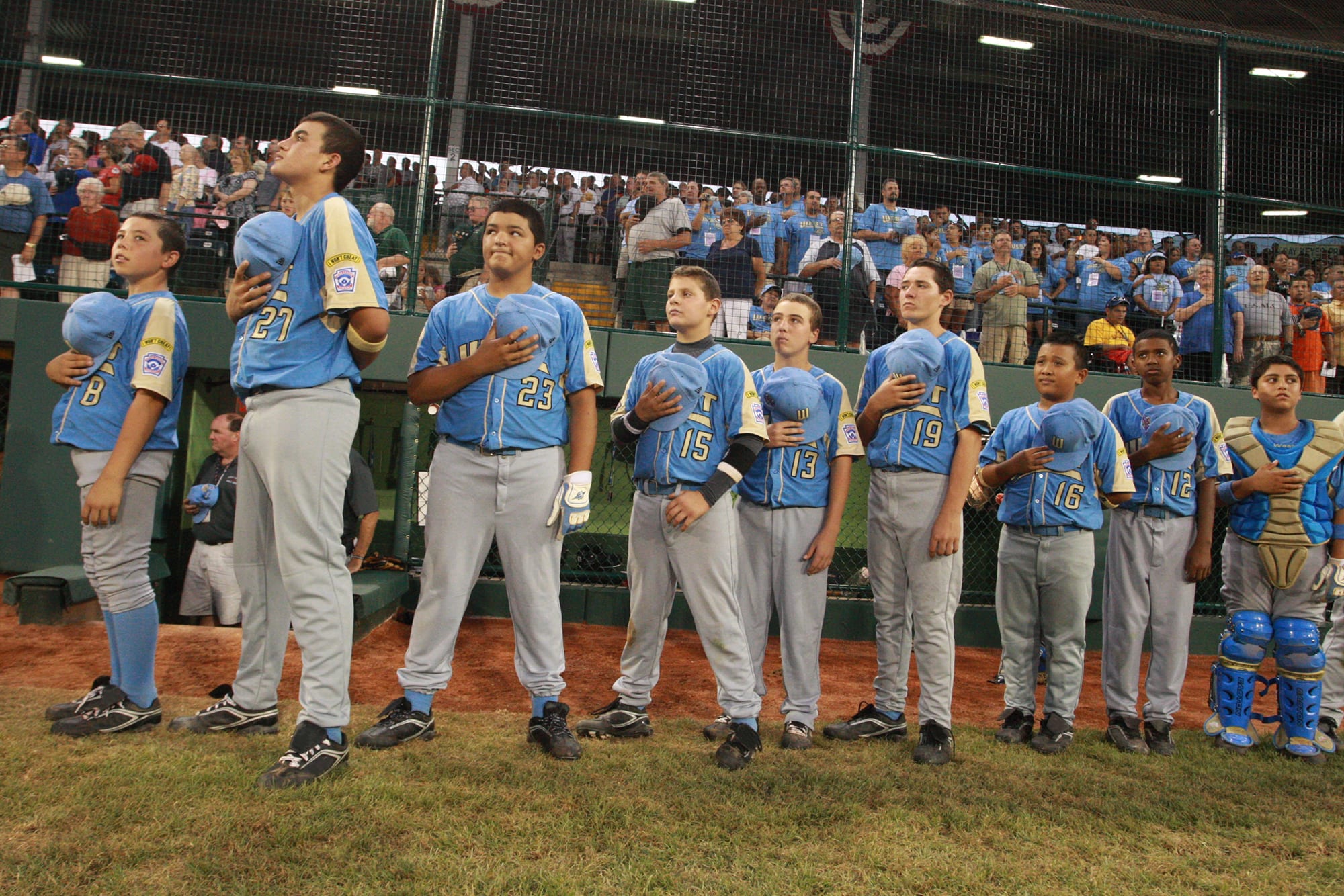 standing during the anthem