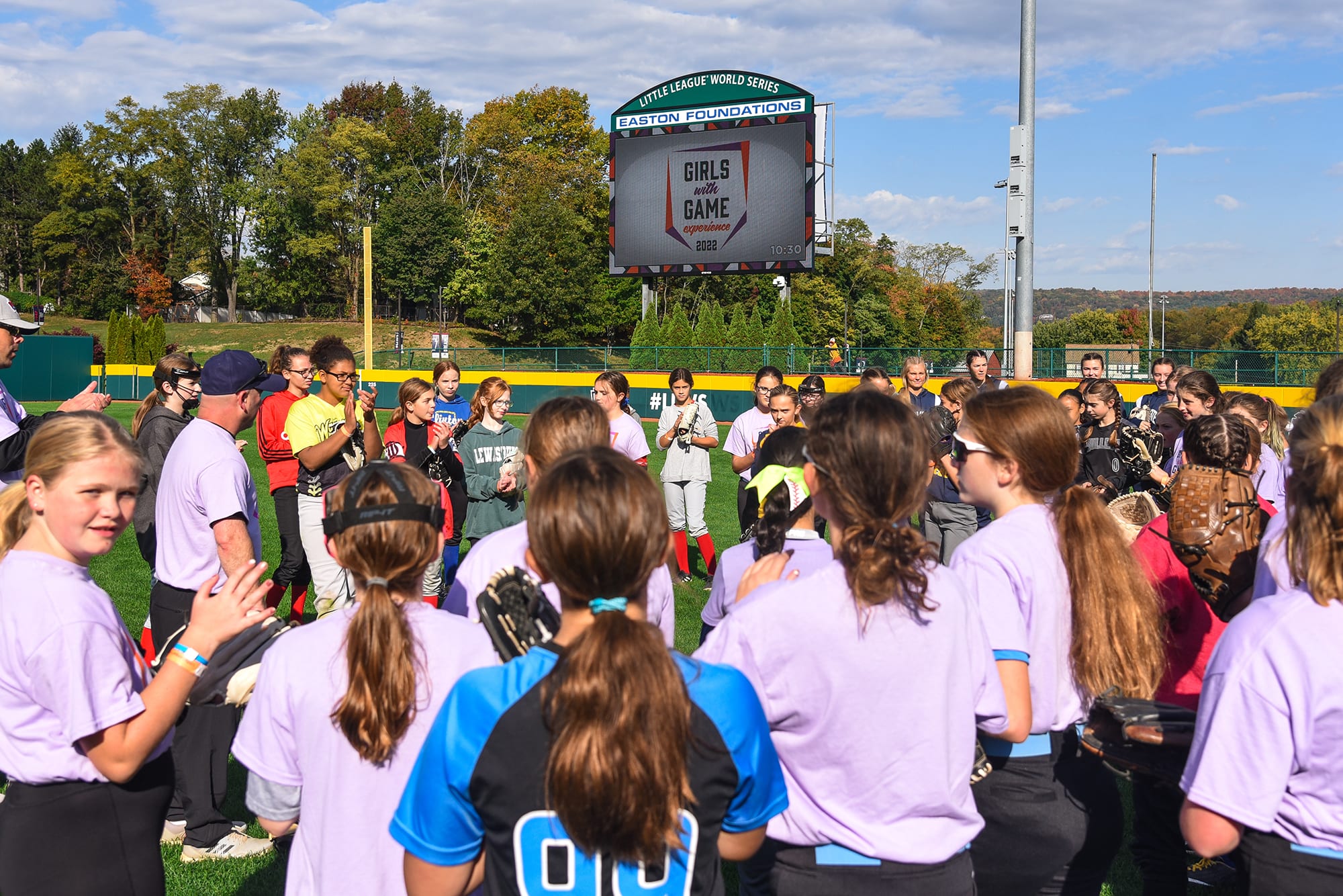 Girls playing softball again in the Hewlett-Woodmere Little League