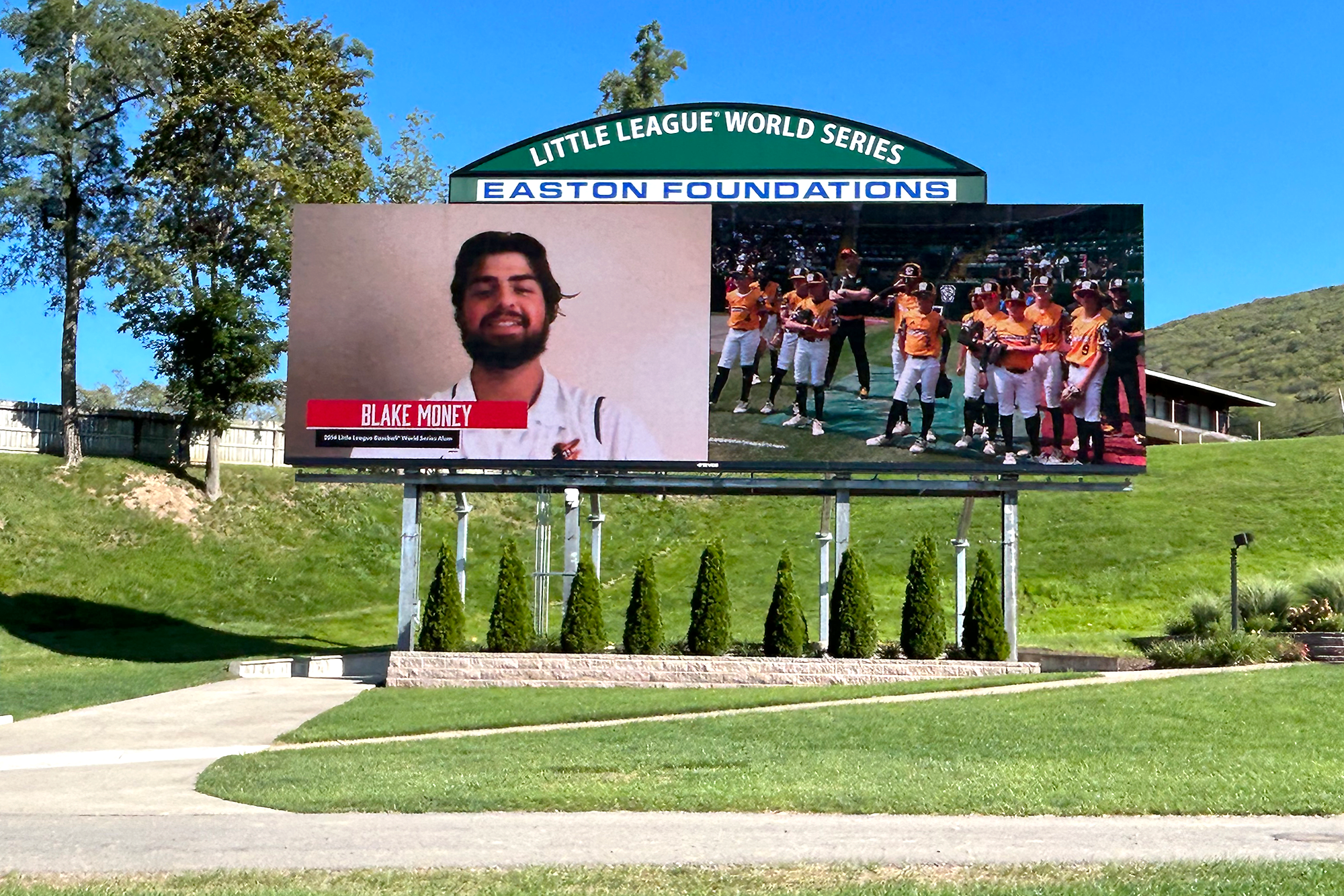 Blake Money and SE Region on video board