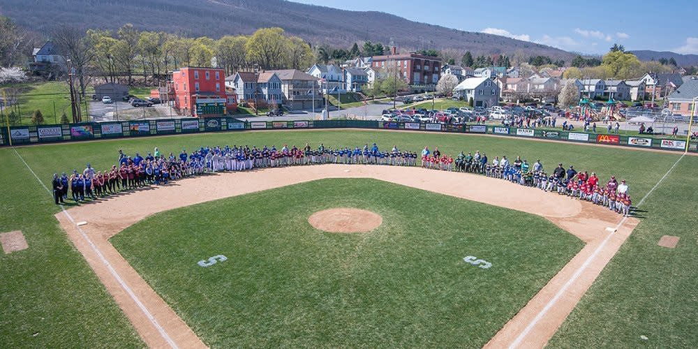 league baseball field