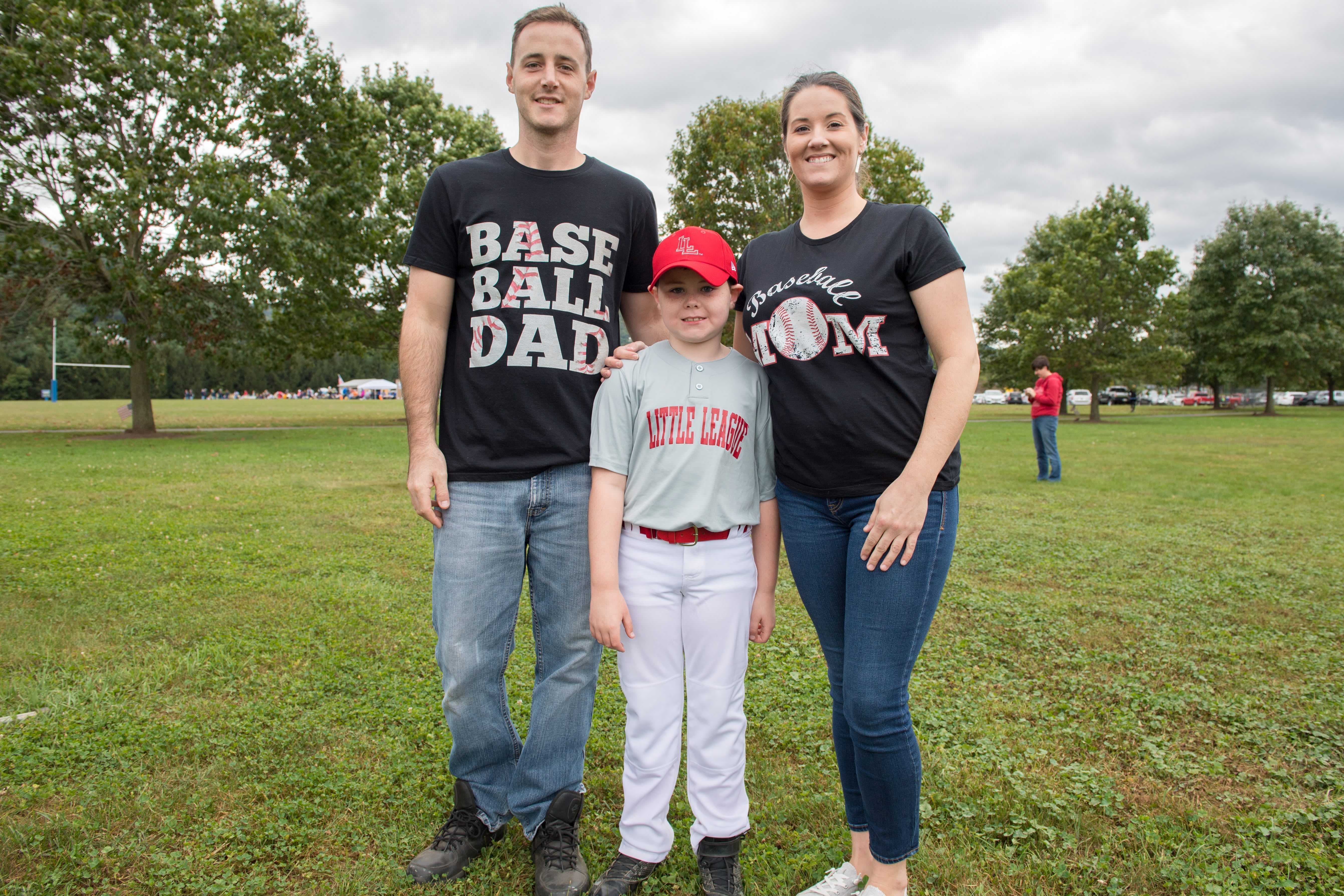 Little League Mom and Dad