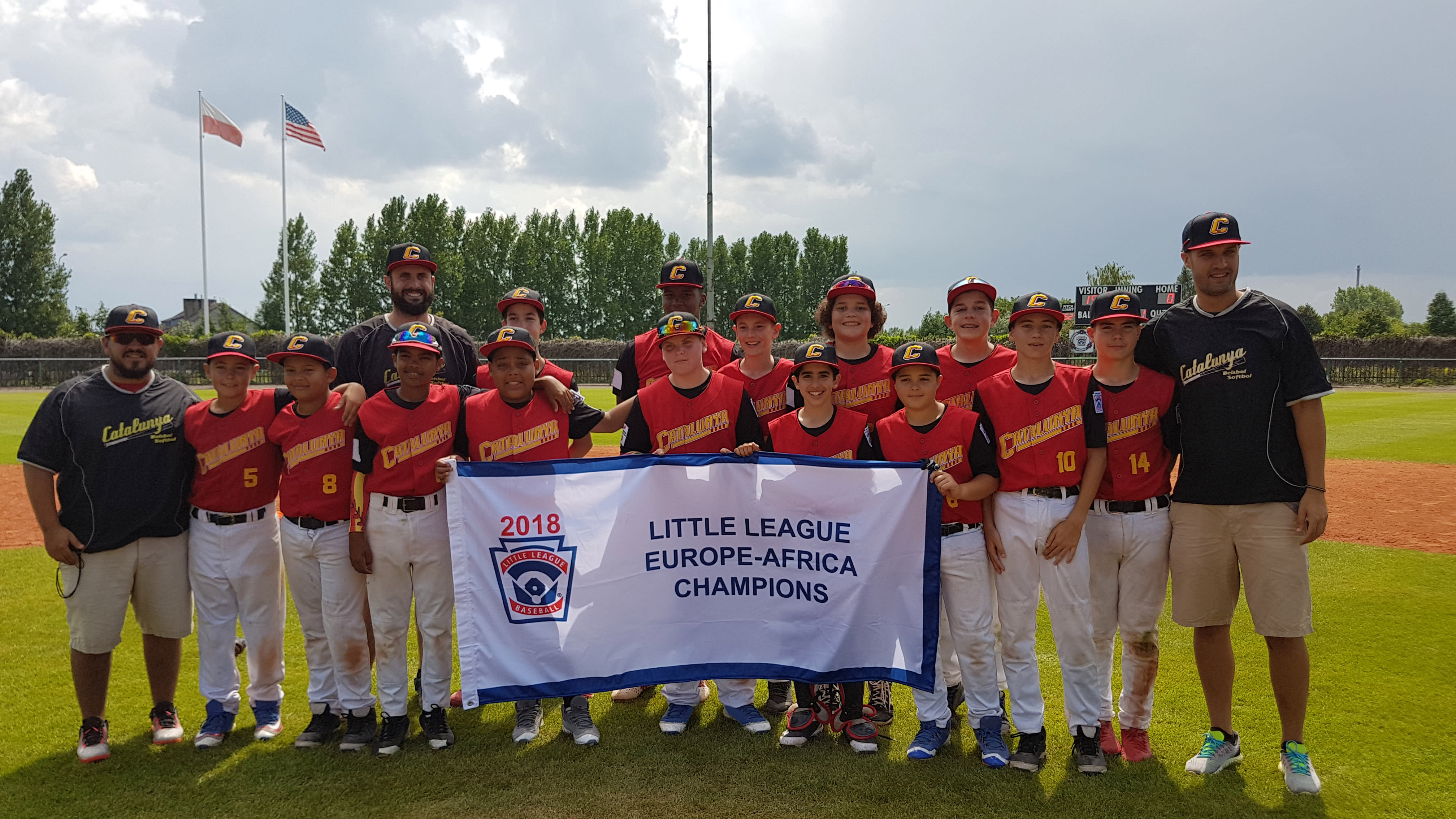 Catalunya Little League Wins 2018 Little League Baseball® Europe