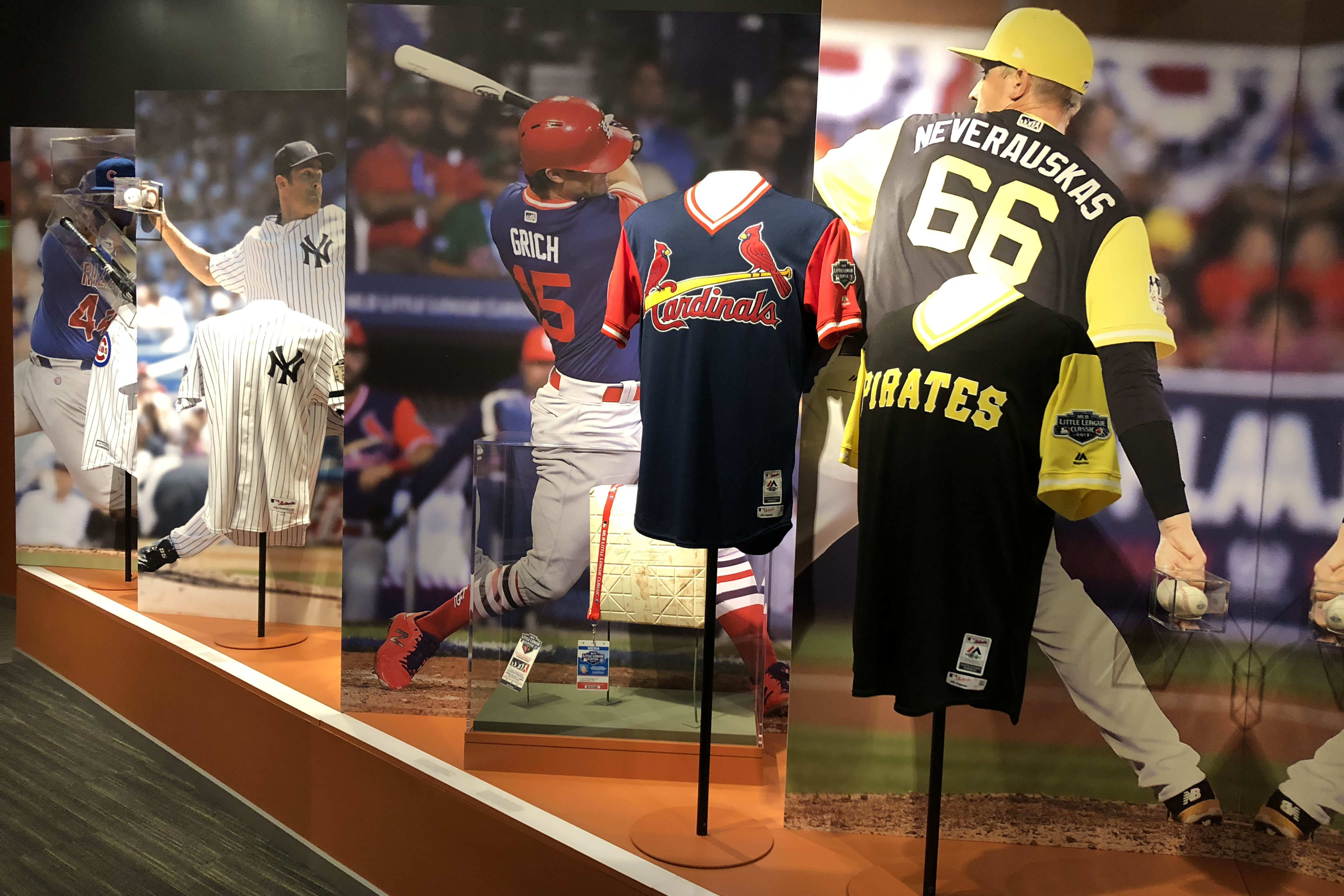 MLB Exhibit Featuring Artifacts from MLB stars