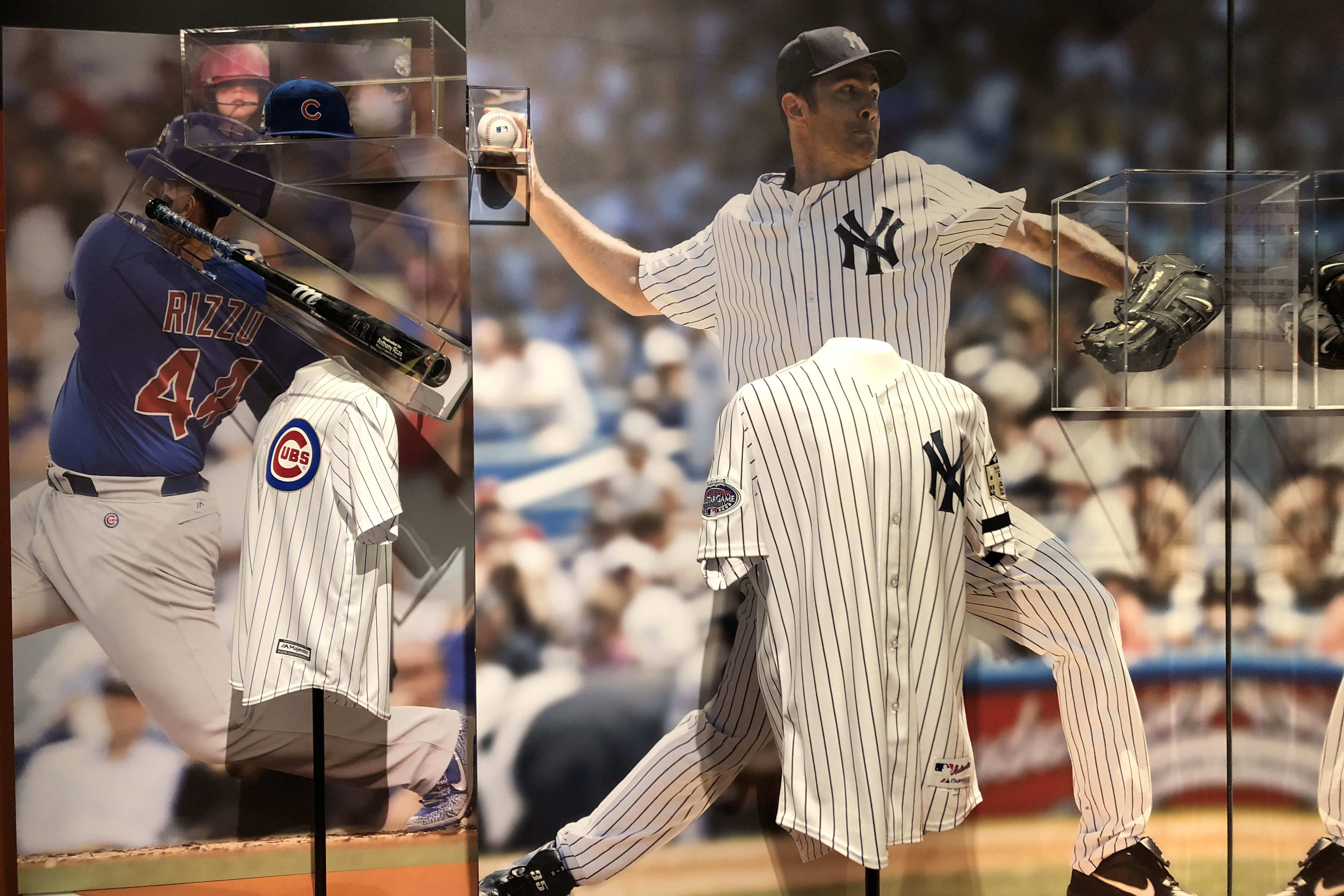 MLB Exhibit features artifacts from Mike Mussina and Anthony Rizzo