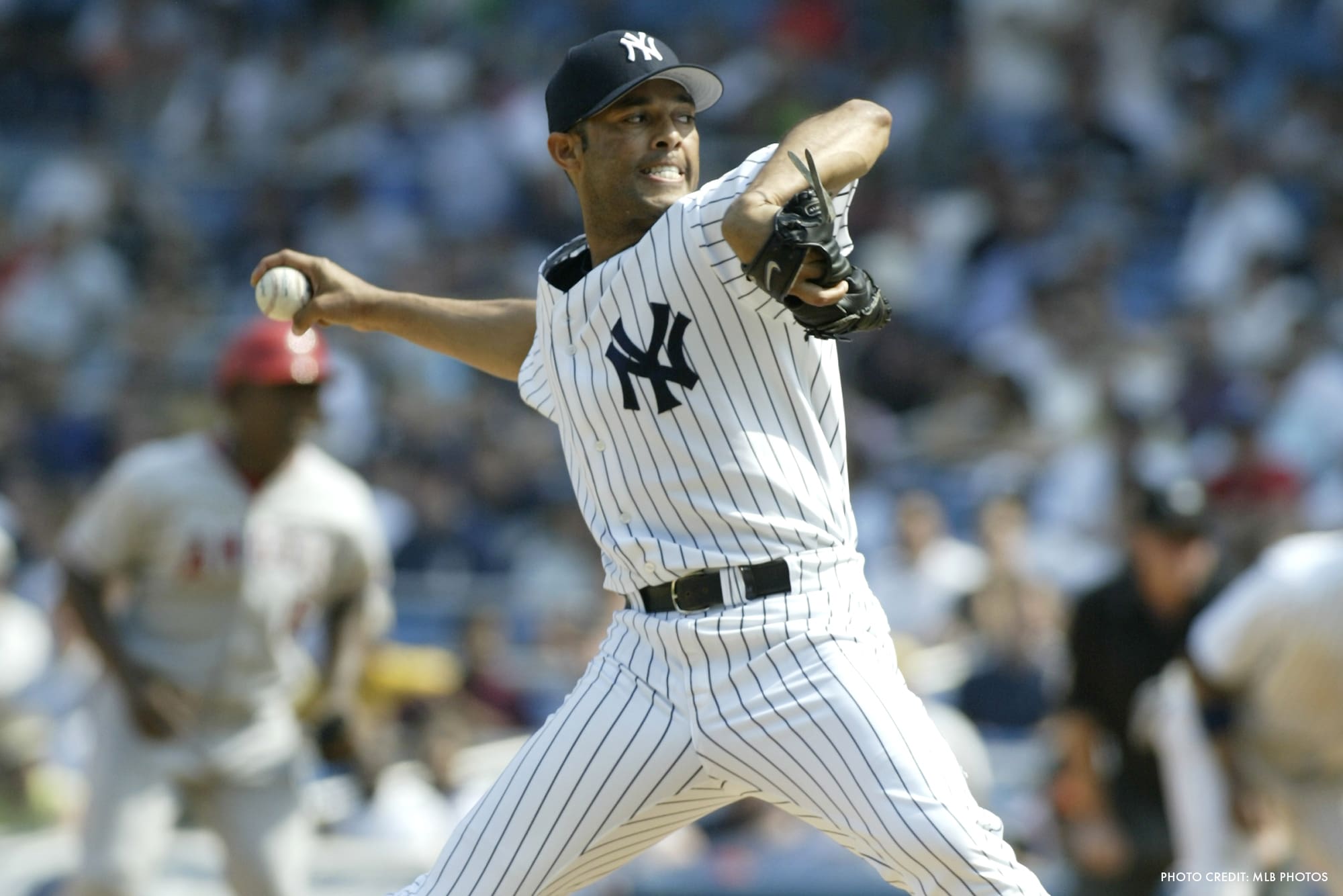 2019 MLB Cooperstown Induction Ceremony - Mariano Rivera, Roy Halladay,  Edgar Martinez, Harold Baines, Lee Smith inducted into Baseball Hall of Fame  Stock Photo - Alamy