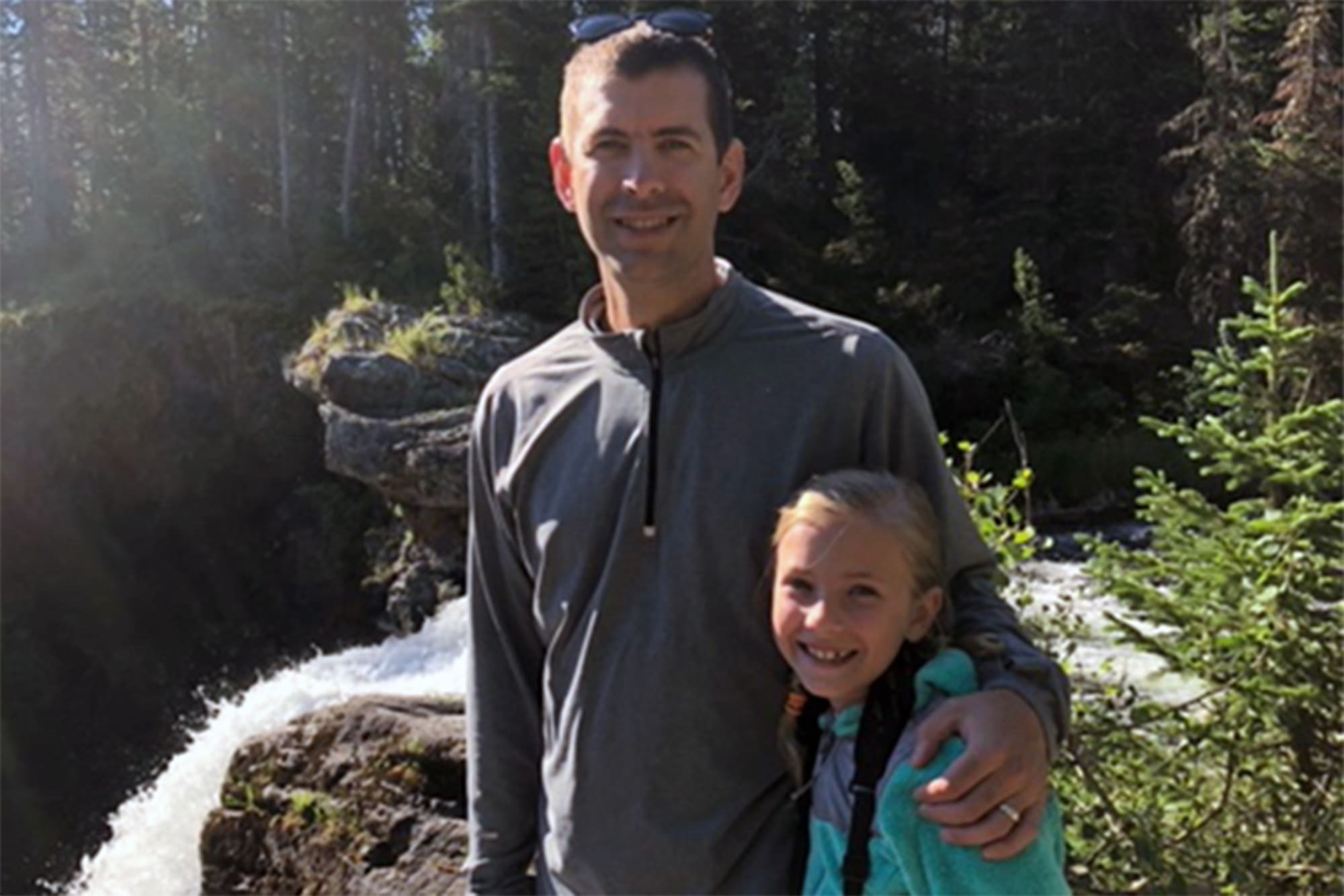 Brad Stevens with Daughter