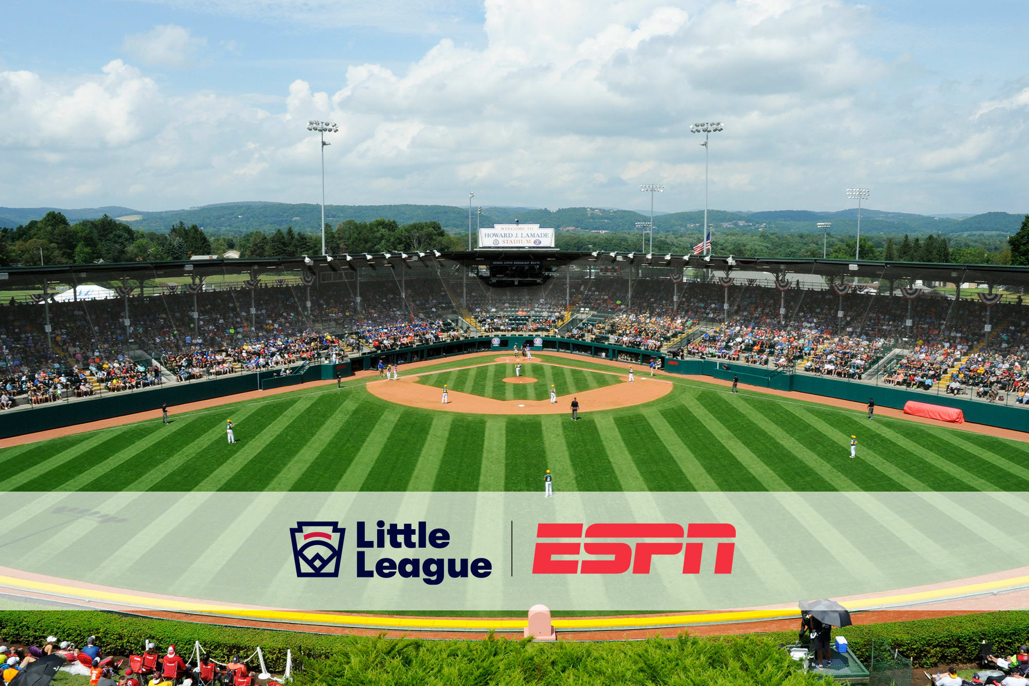 lamade field with espn and ll logo