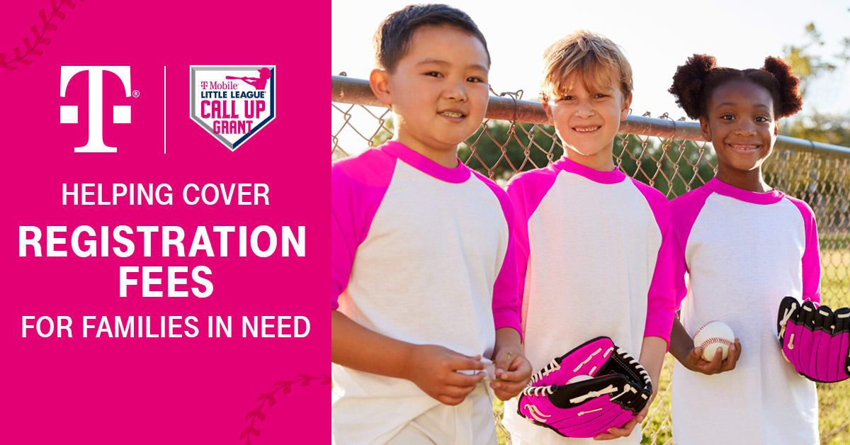 Applications for T-Mobile Little League® Call Up Grant Now Open - Little  League