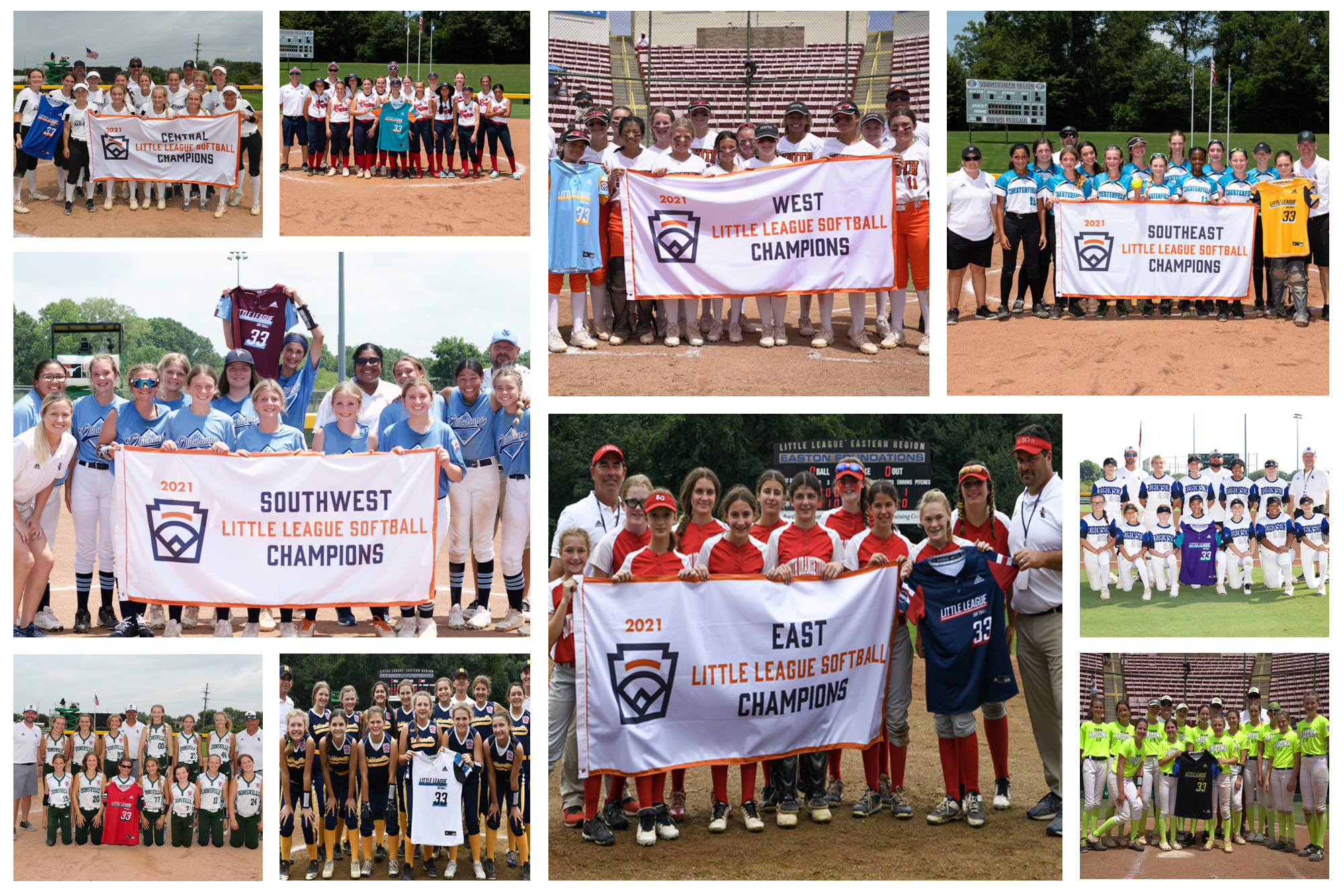 Meet the 10 Participating Teams at the 2021 Little League Softball