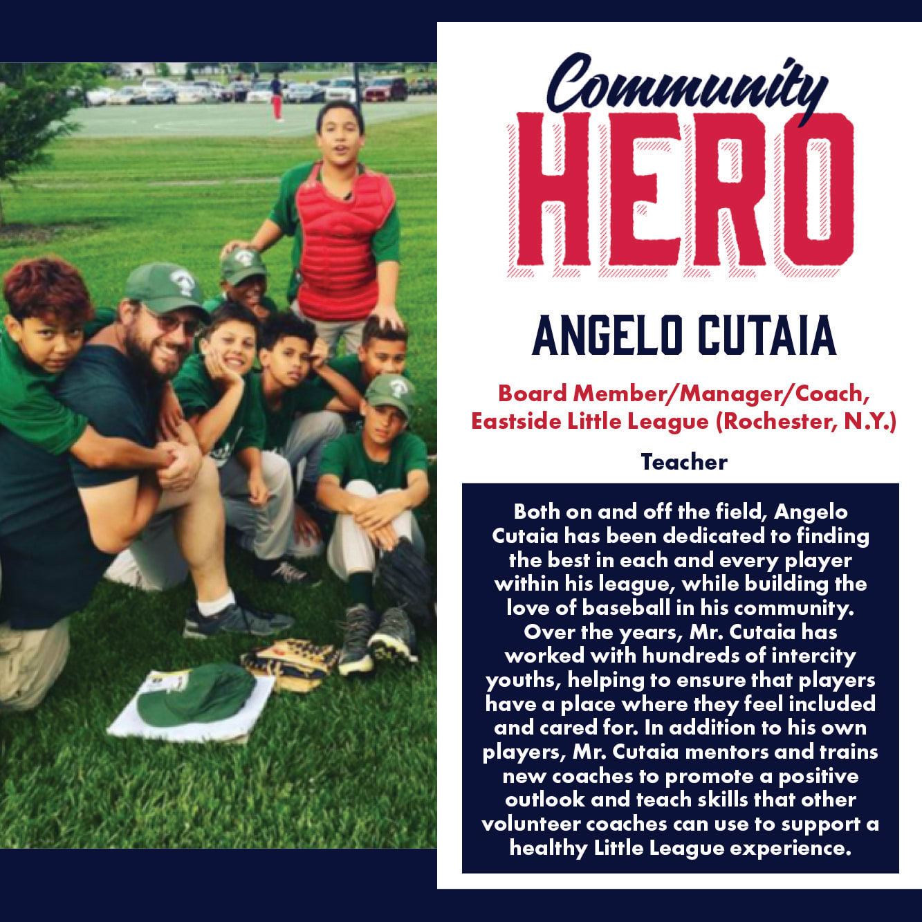 Angelo Cutaia Community Hero
