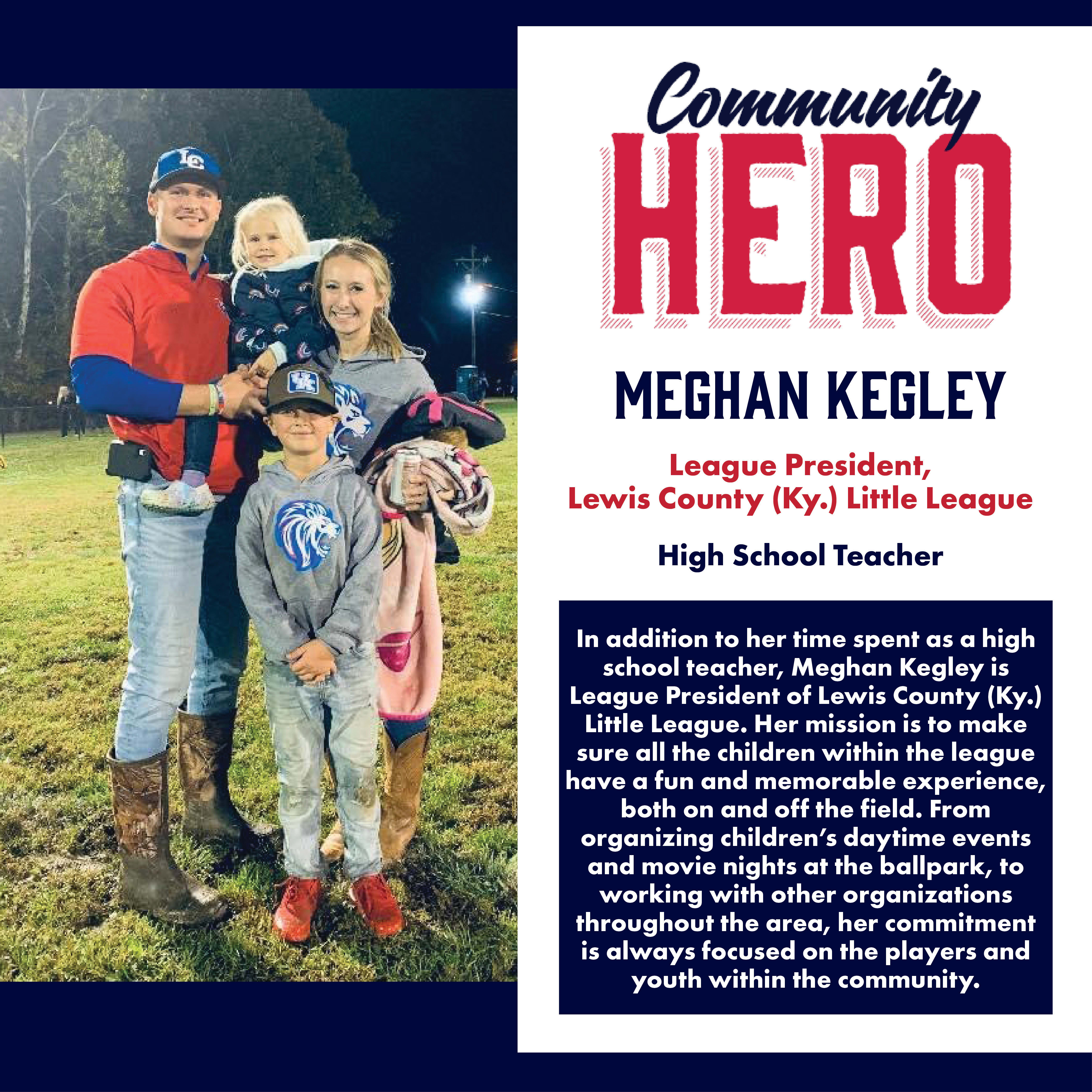 Meghan Kegley Community Hero