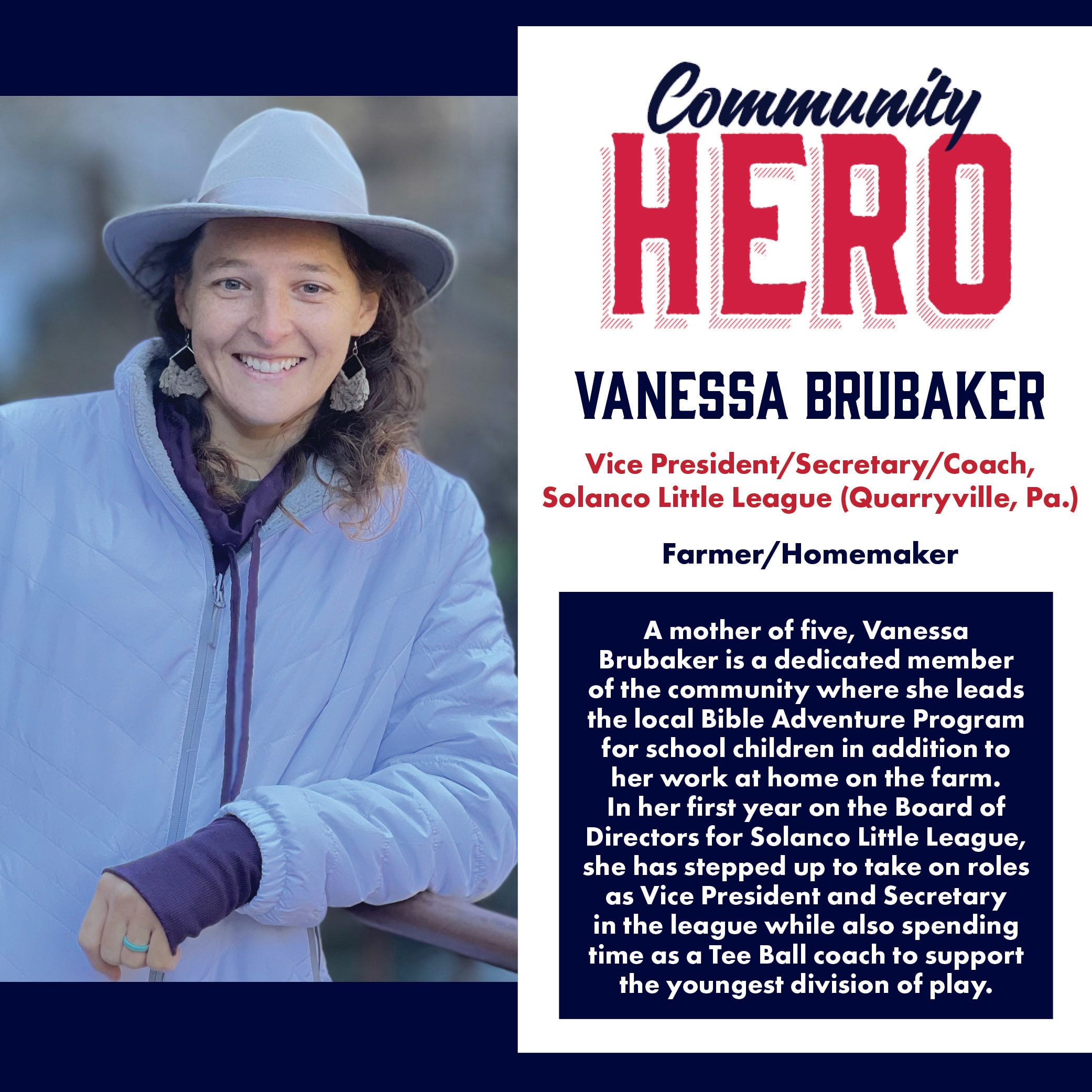 Vanessa Brubaker Community Hero