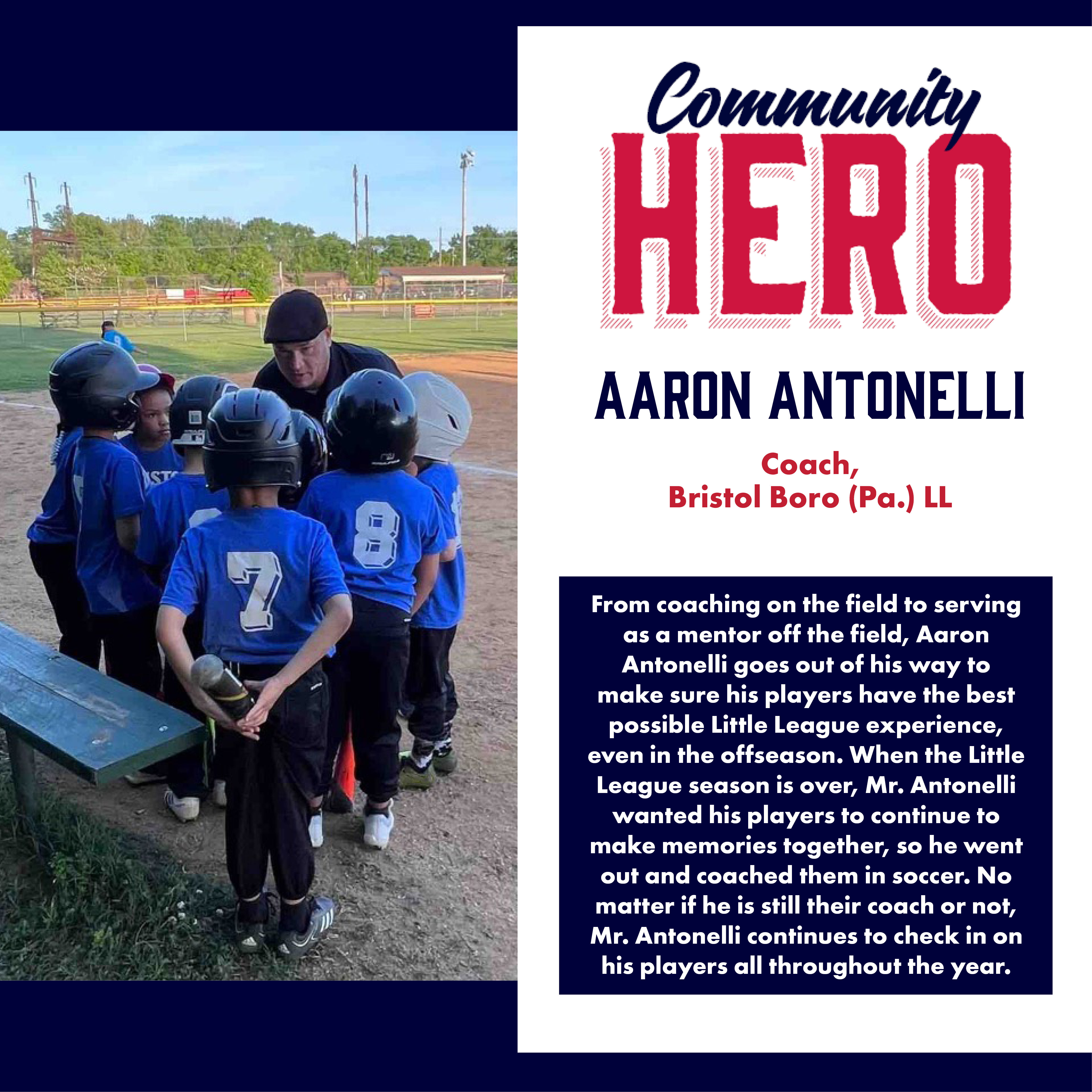 Aaron Antonelli Community Hero