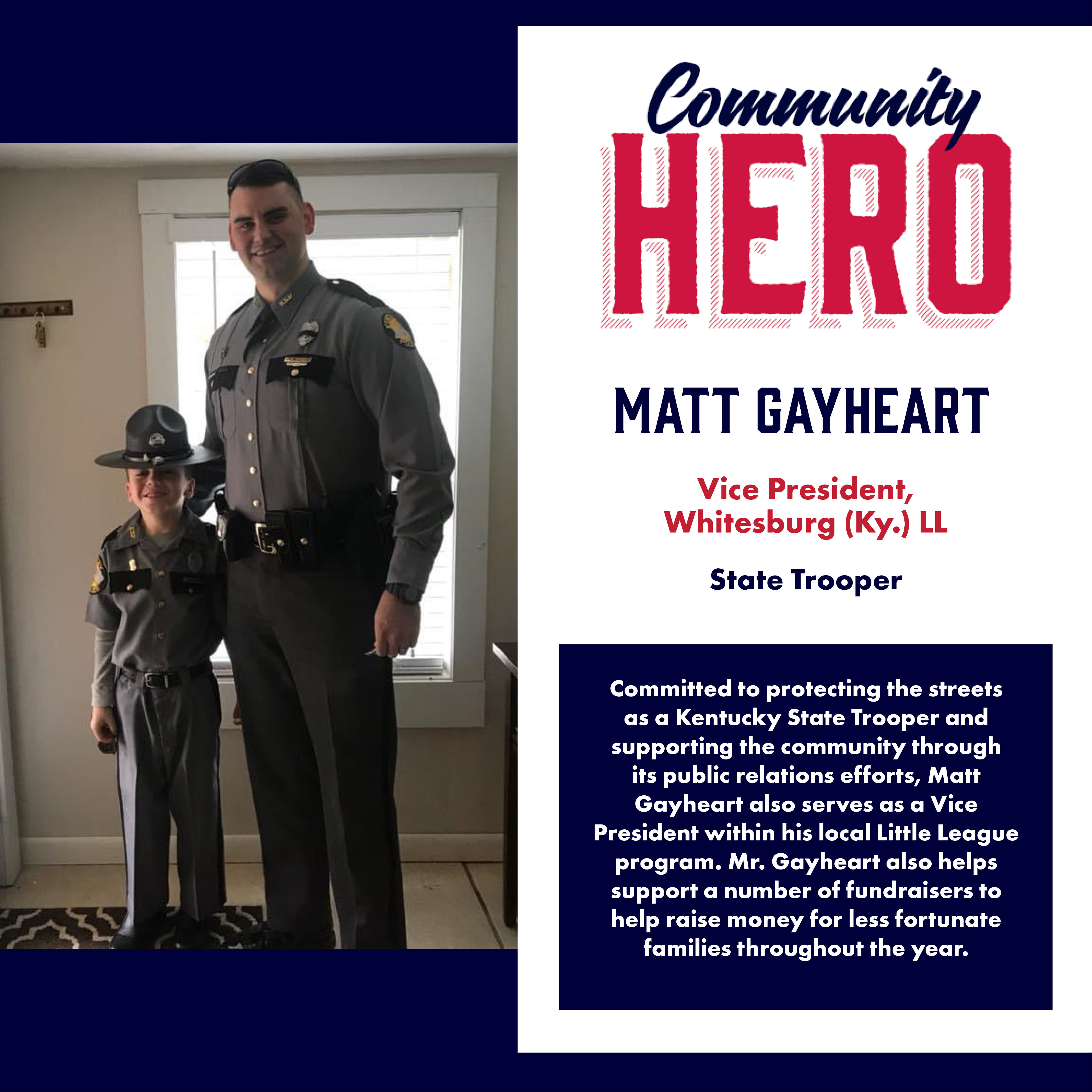 Matt Gayheart Community Hero Graphic