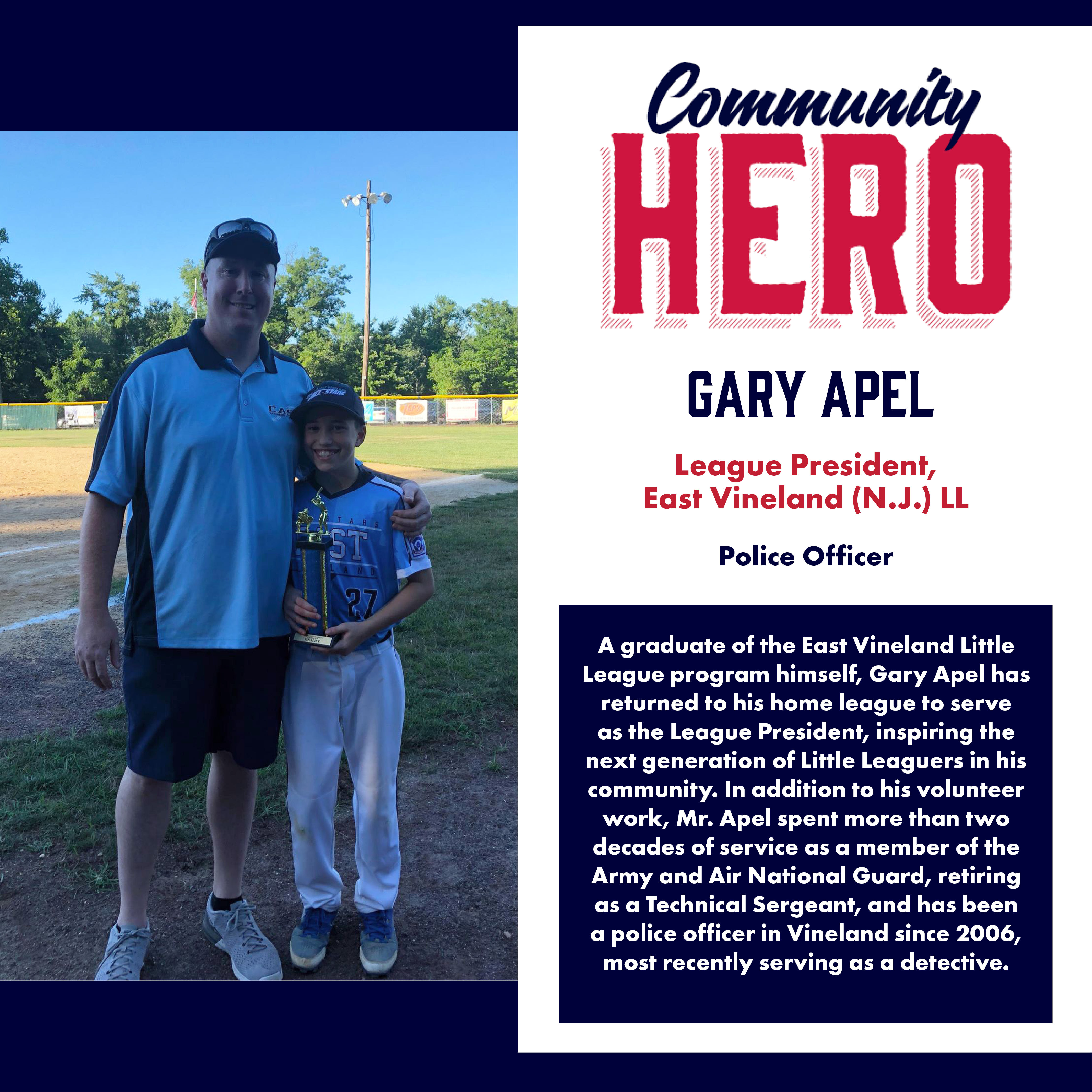 Gary Apel Community Hero Graphic