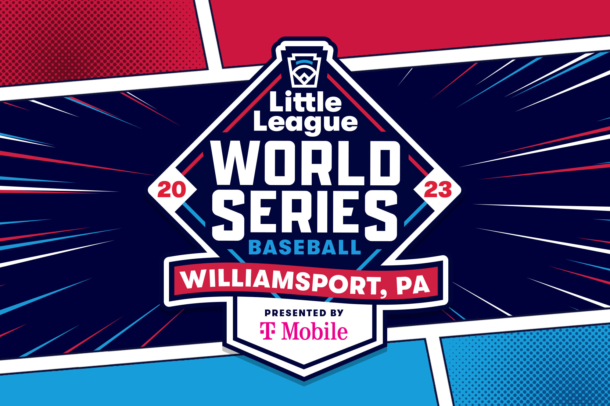 2023 LLBWS Presented by T-Mobile logo