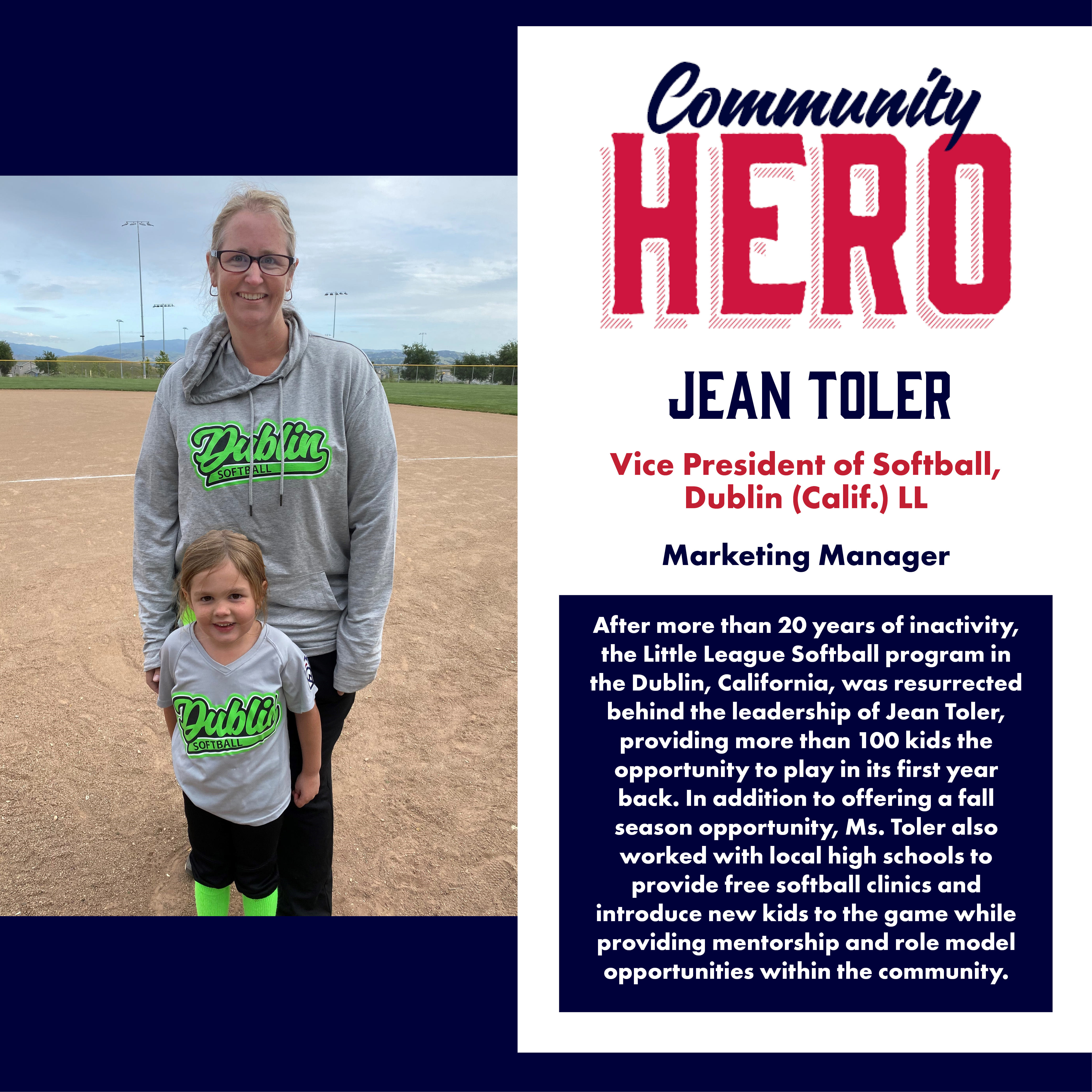 Jean Toler Community Hero