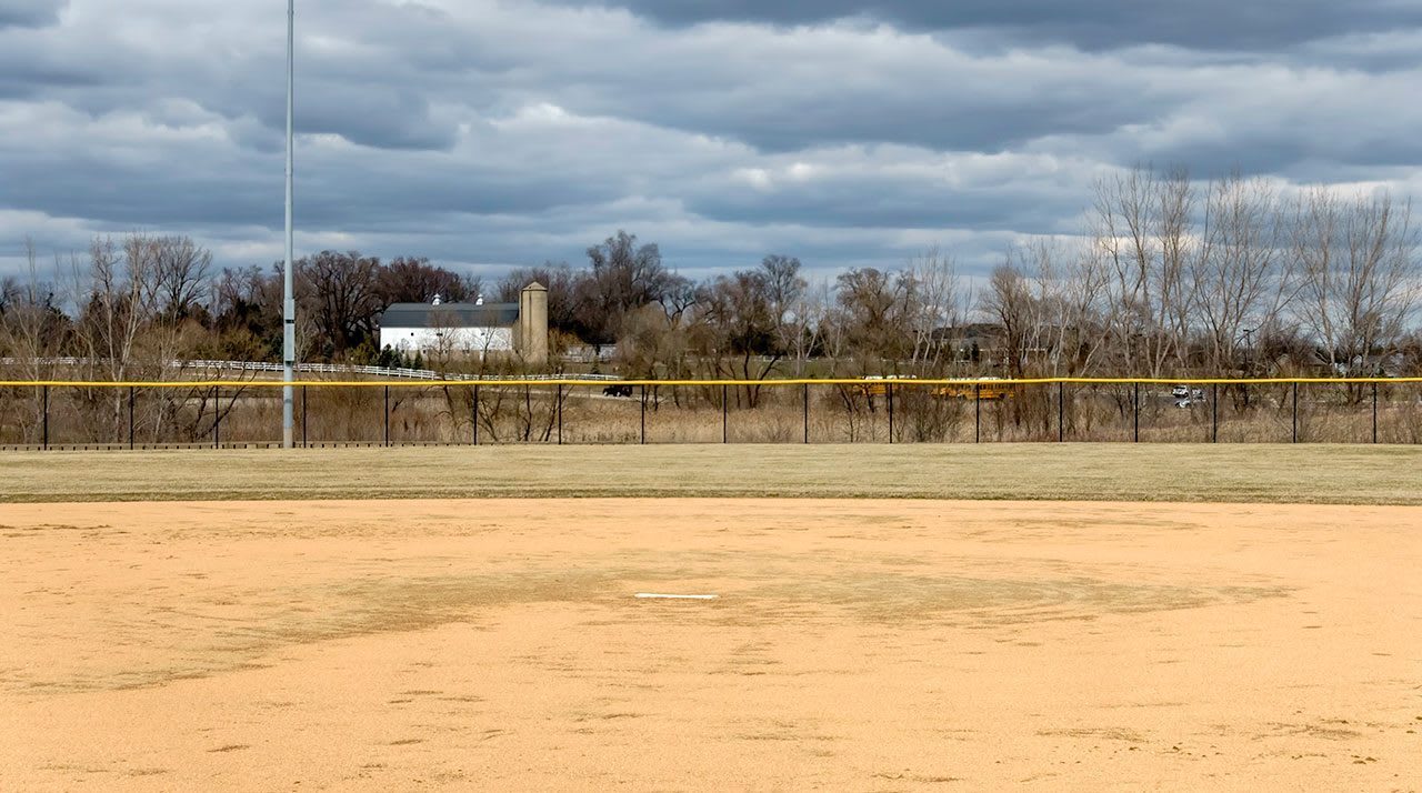 stormy weather softball field