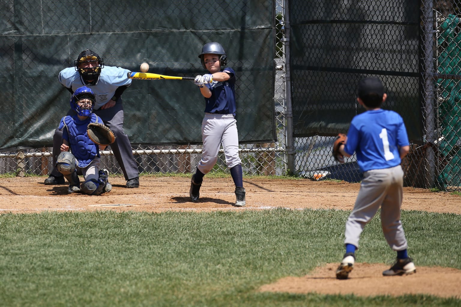 bb player about hit ball