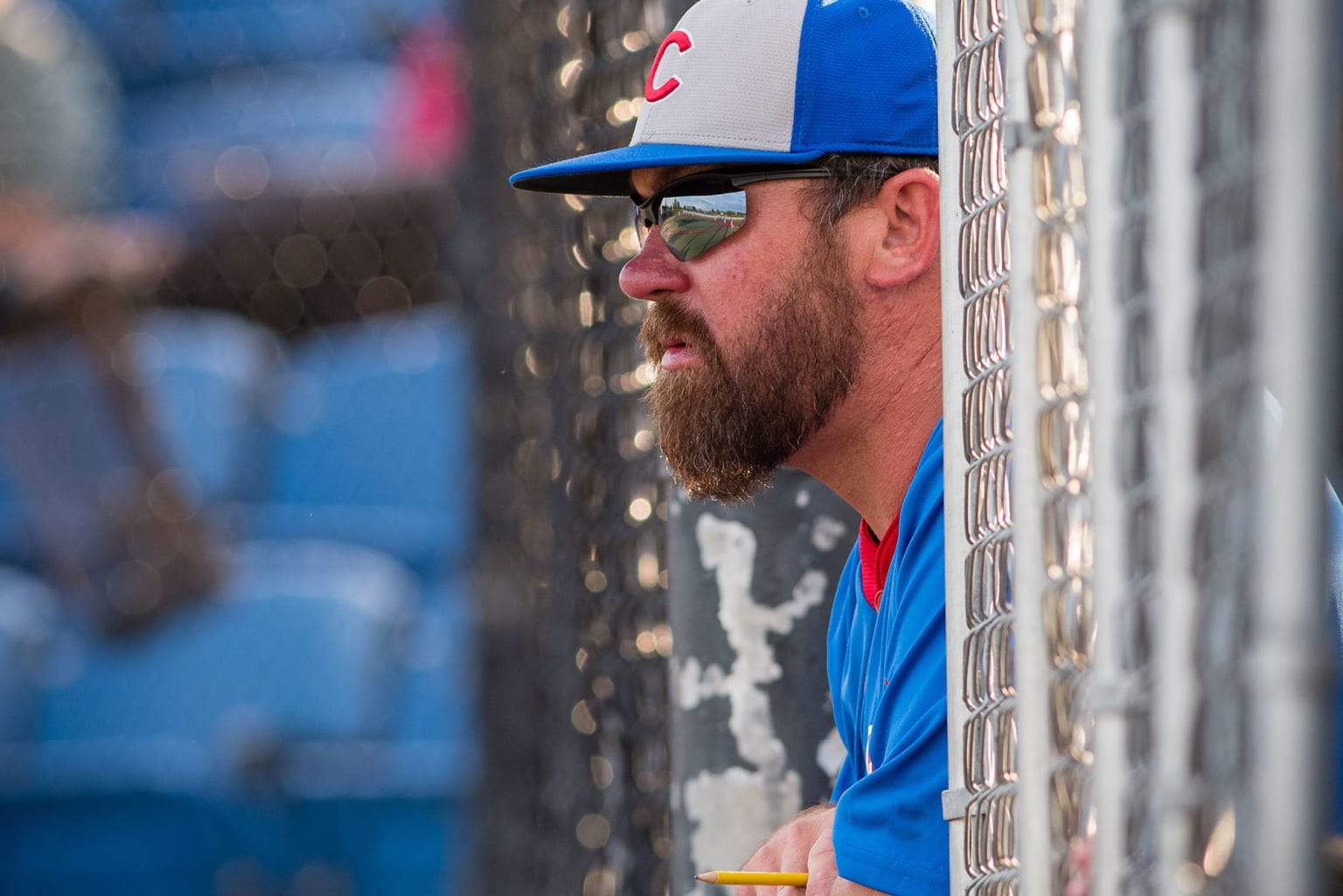 manager watching game