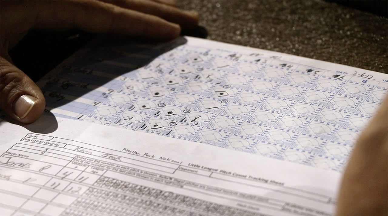 scorekeeping baseball game