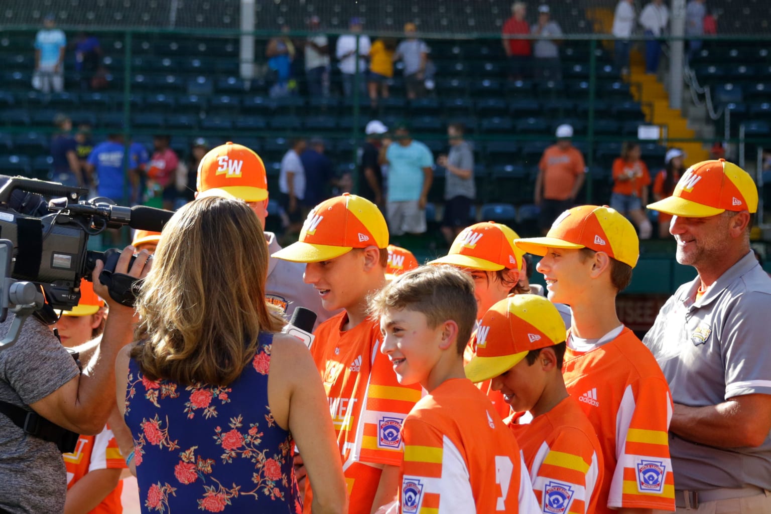 sw llws team talking espn