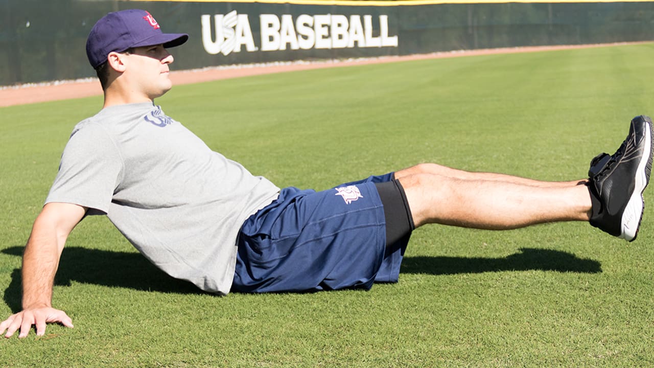 person doing leg exercises