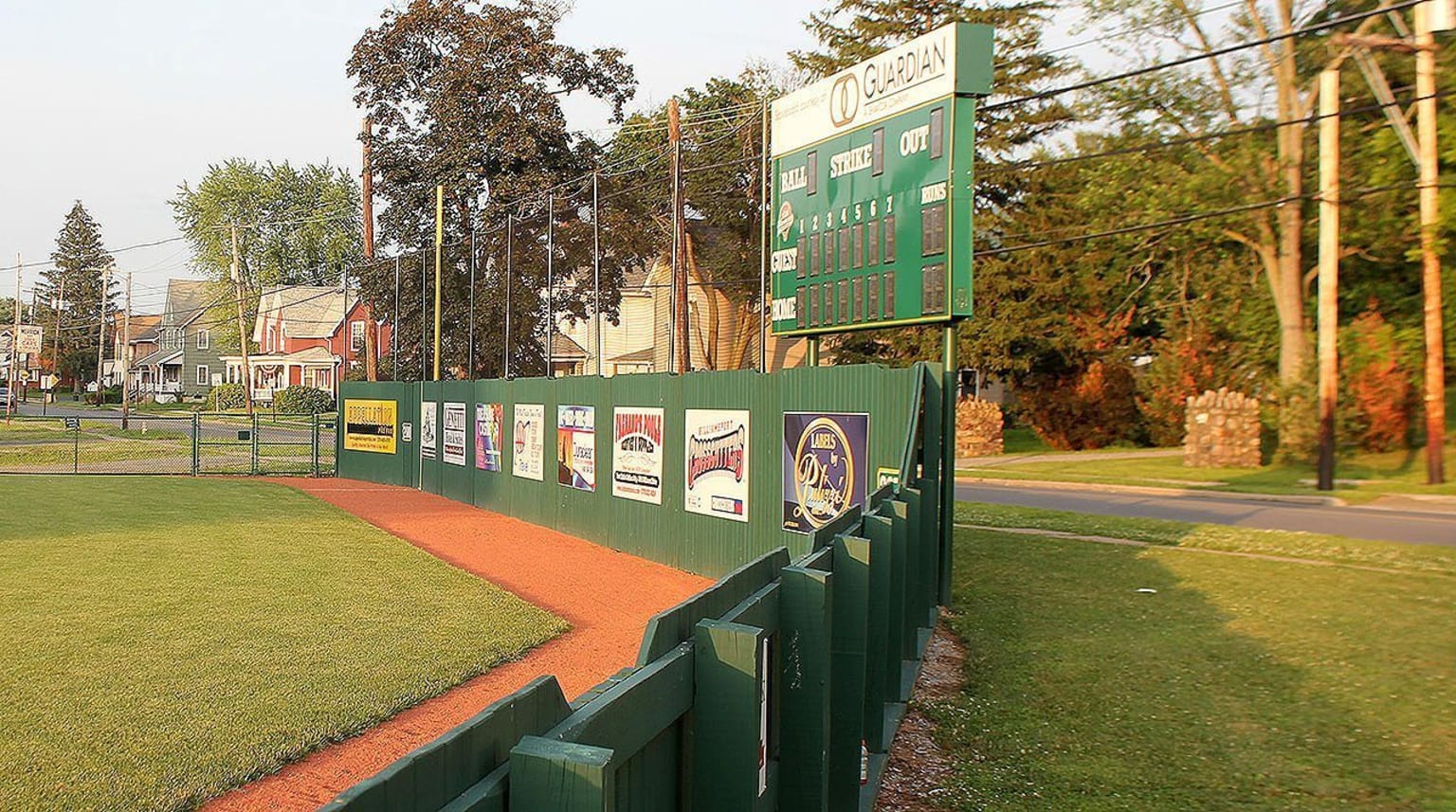 sponsors on fence