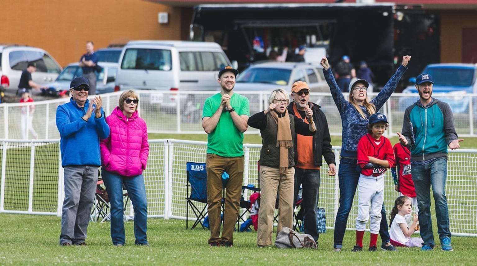 parents cheering