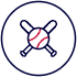 bat and ball icon