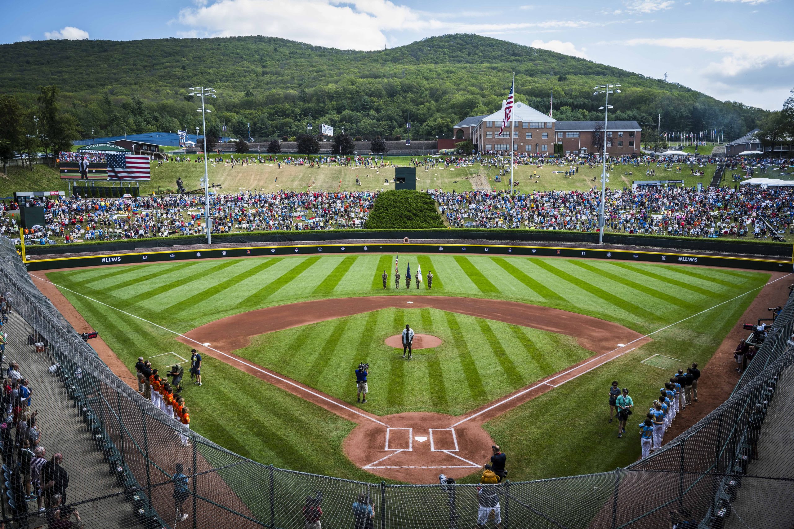 Howard J. Lamade Stadium from the roof