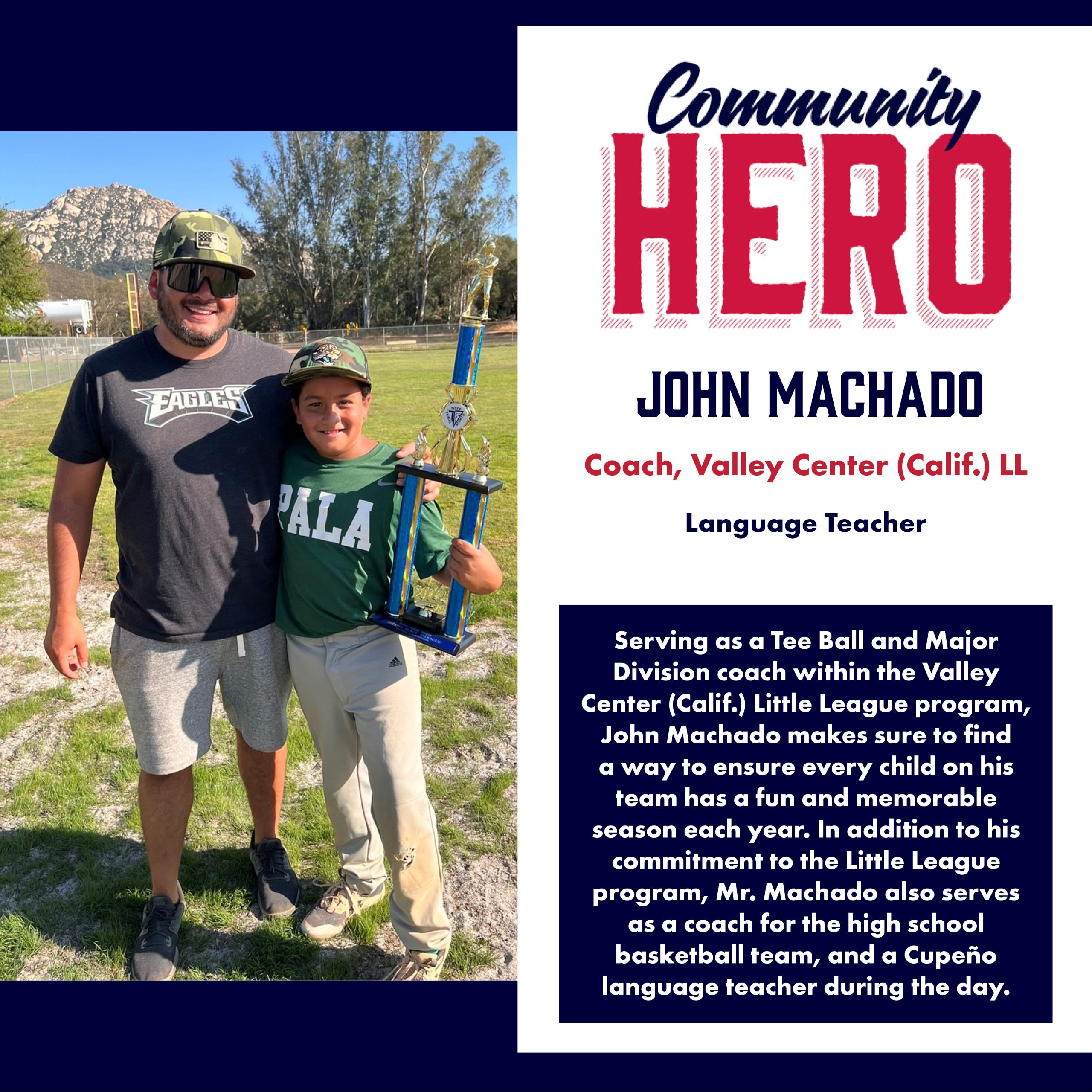 John Machado Community Hero