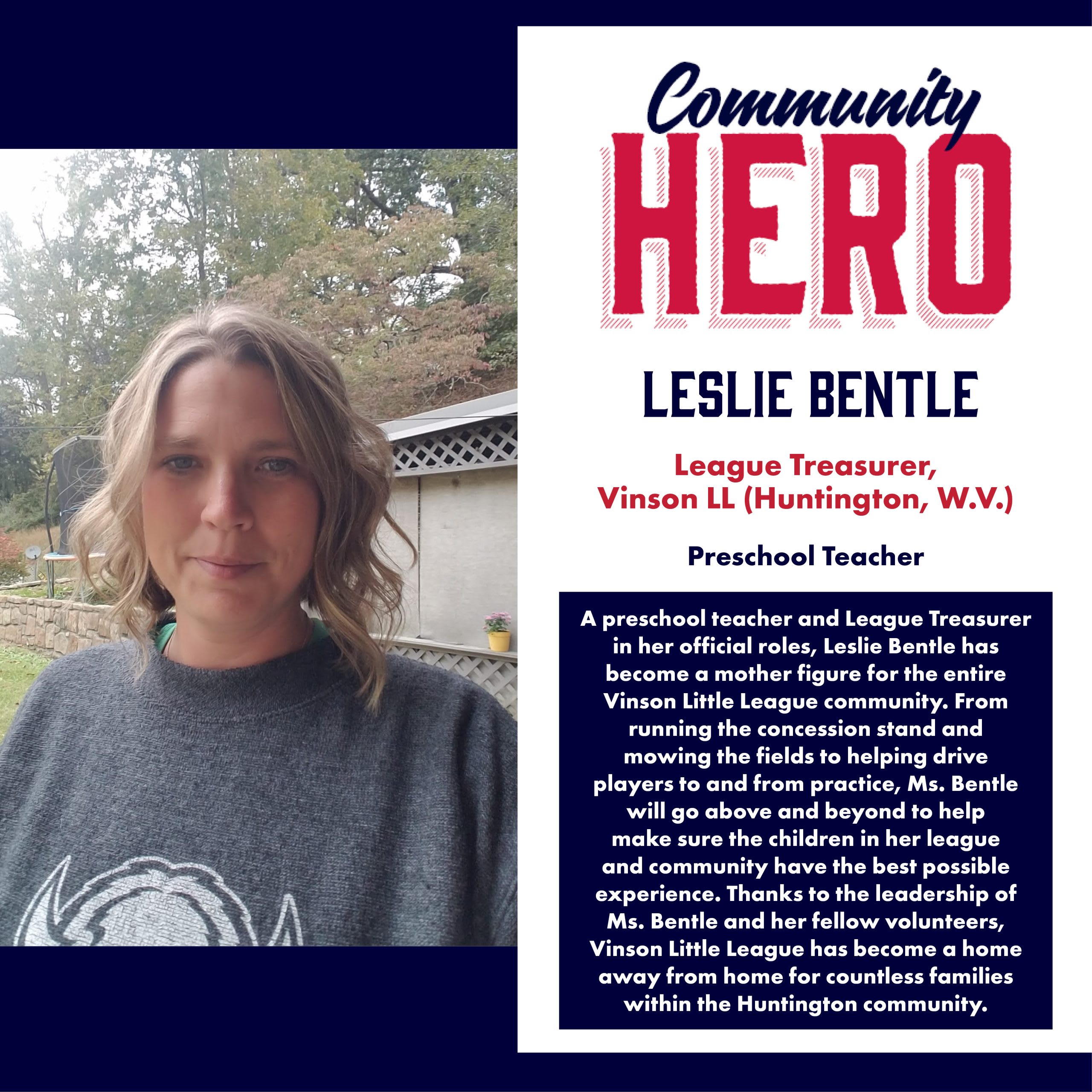 Leslie Bentle Community Hero