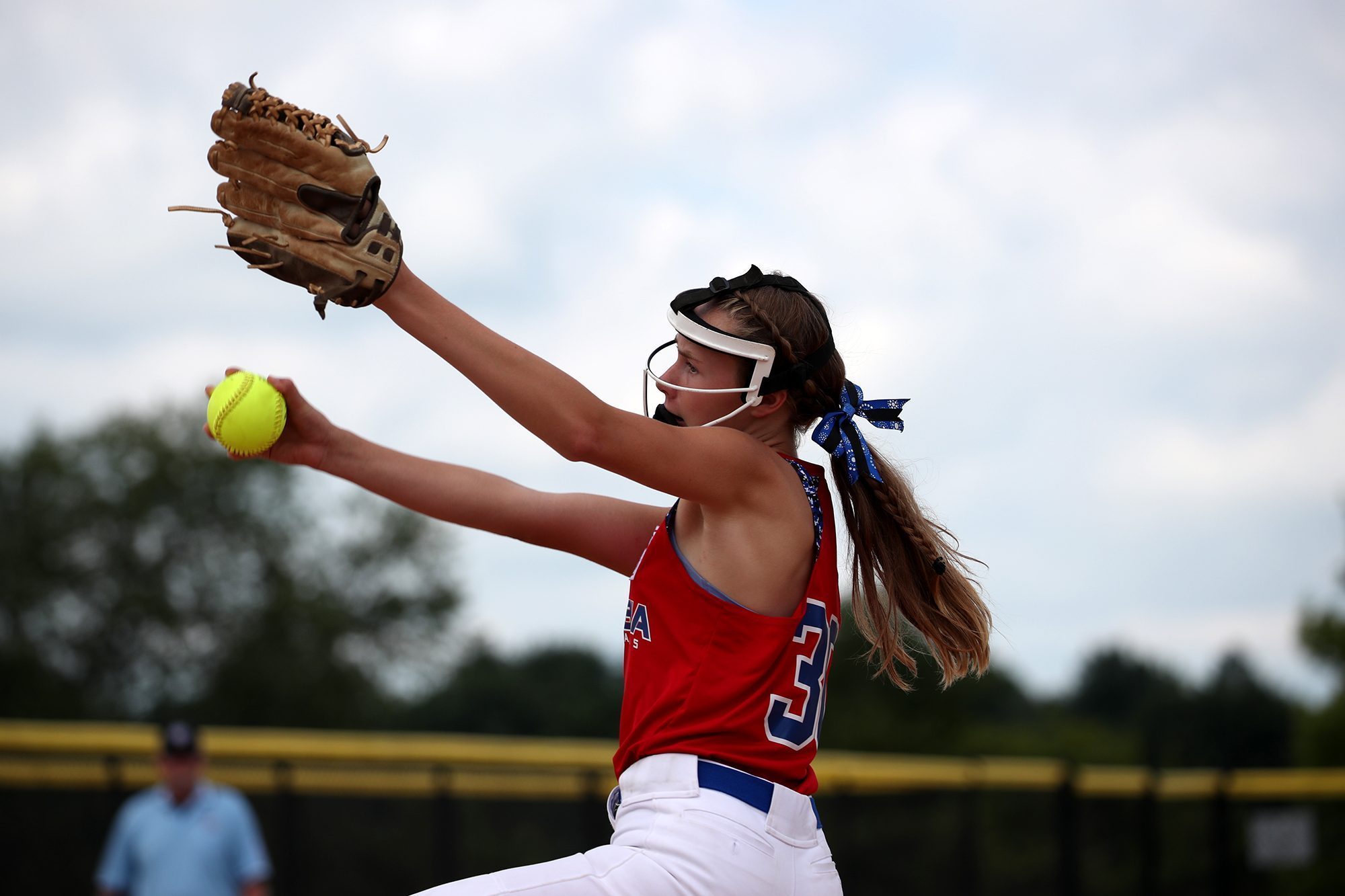 The Pitcher in a Slowpitch Softball Game Releases MikaelakruwMontoya