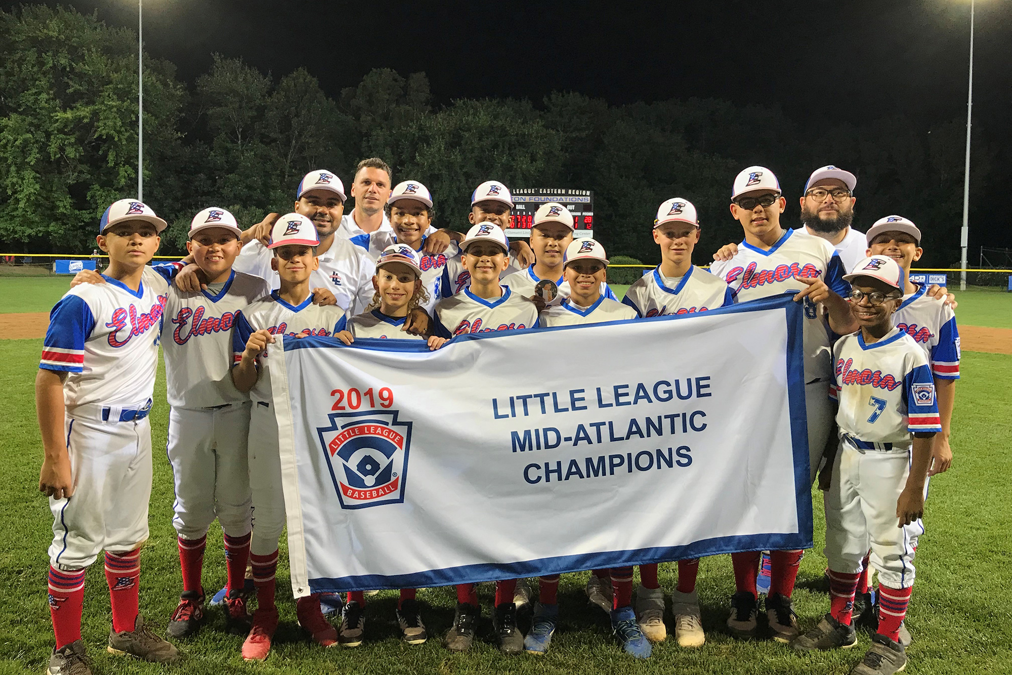 LL All-Star baseball: Mid-Island's new uniforms were prominently