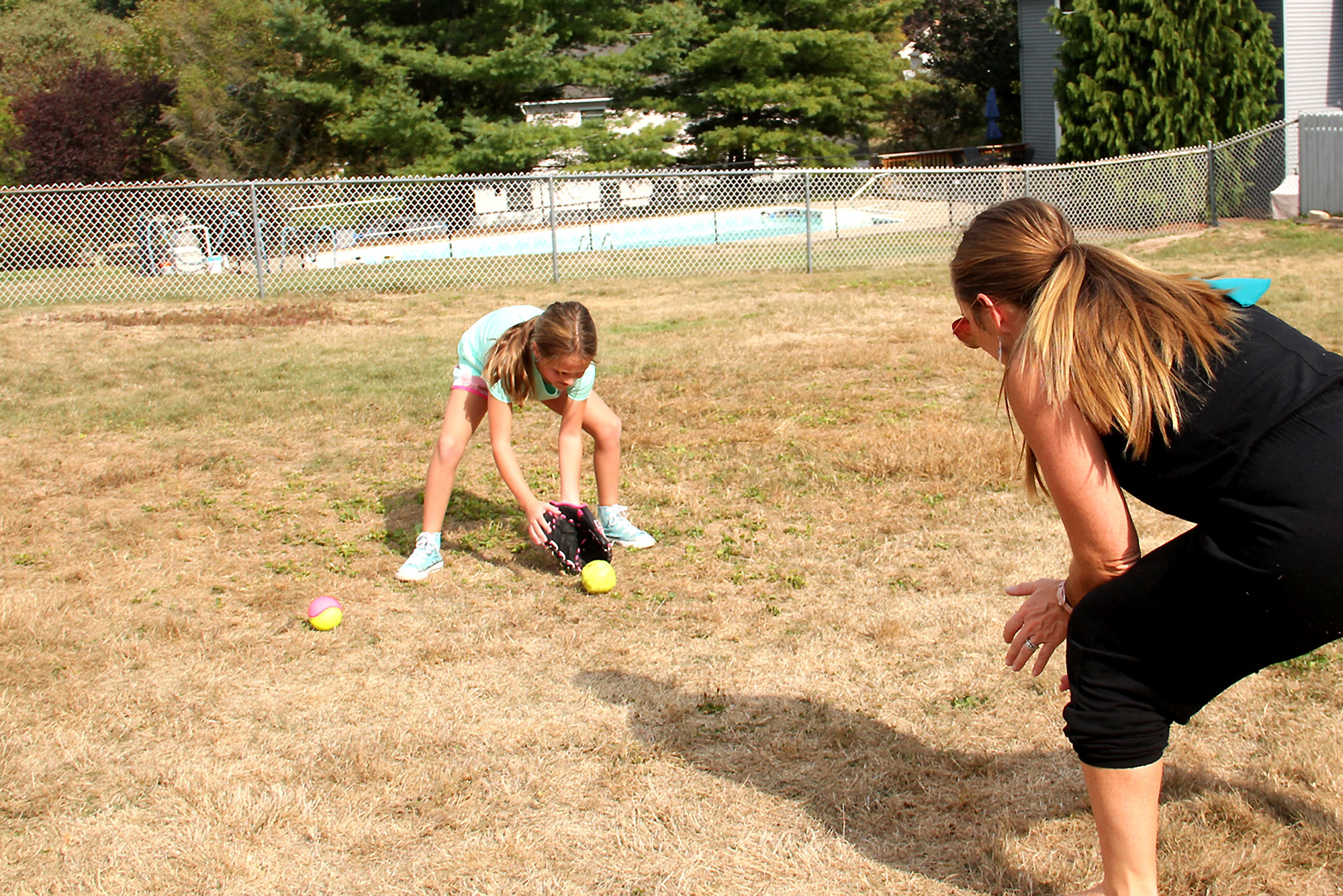 adult rolling ball