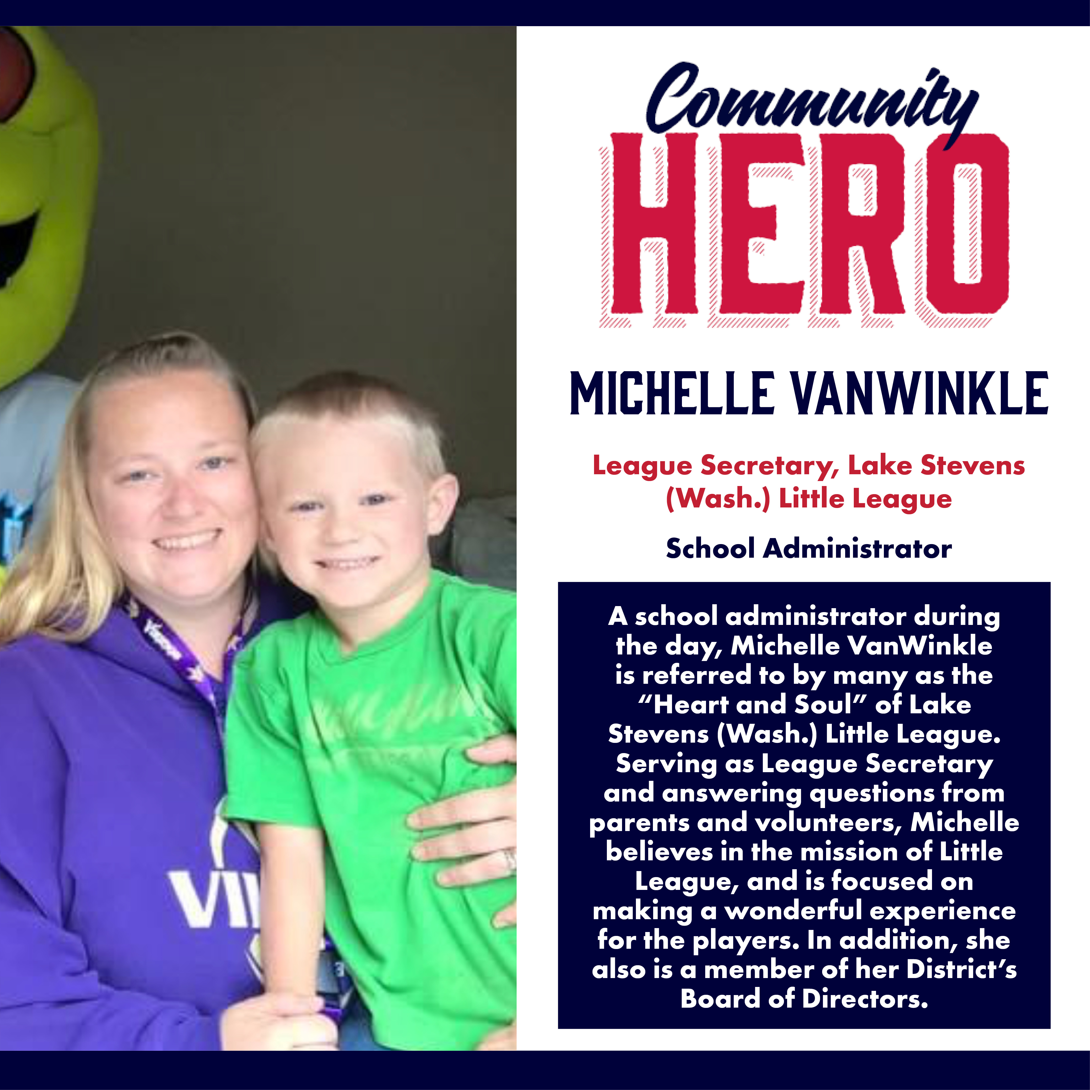 Michelle VanWinkle Community Heroes