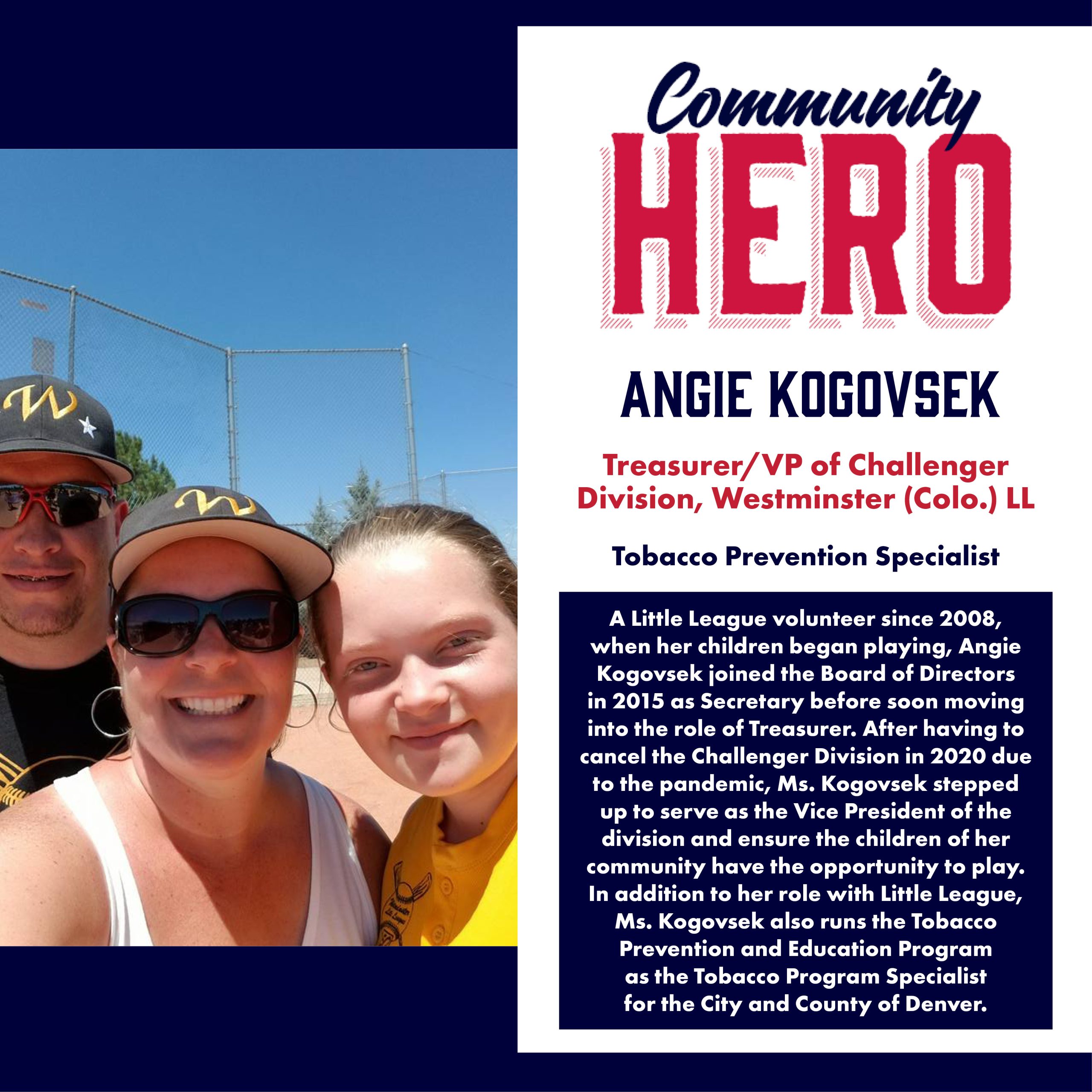 Angie Kogovsek Community Hero