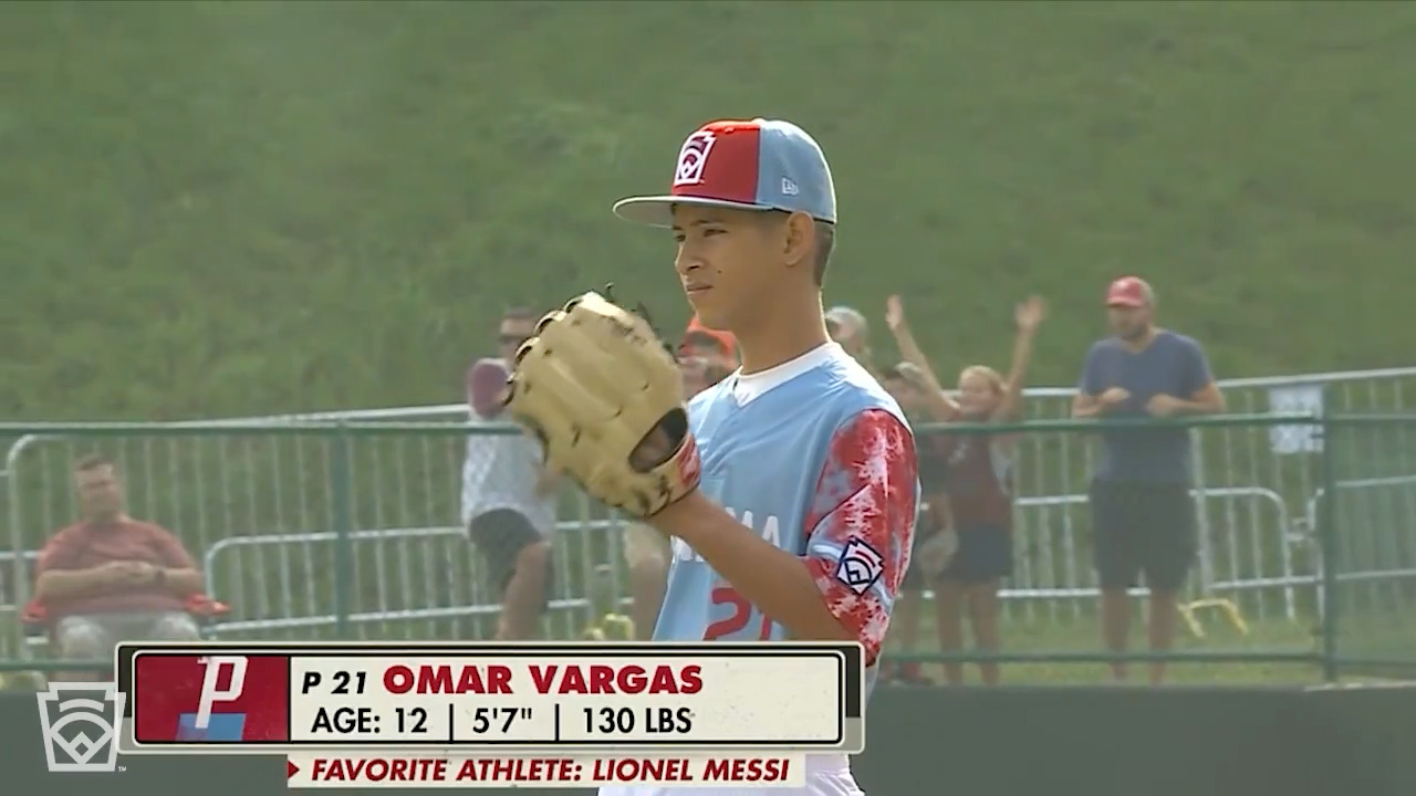 Omar Vargas dominates on the hill - Little League