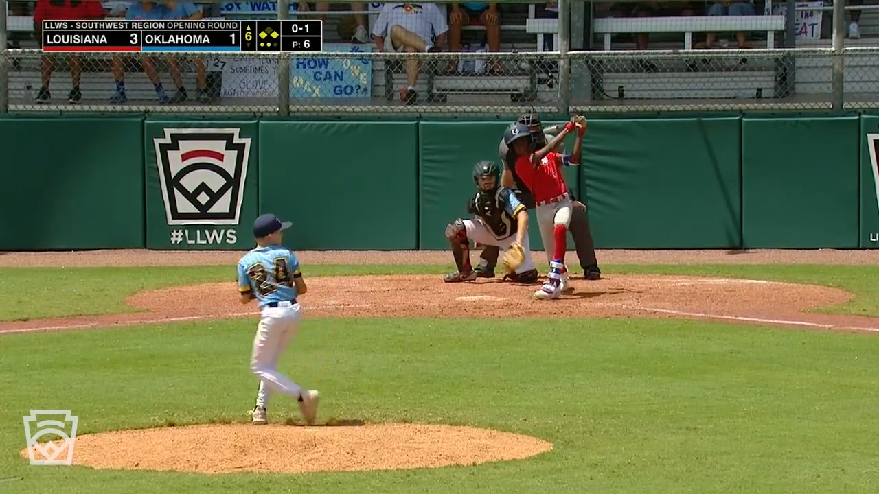 Newsome drives in a run - Little League